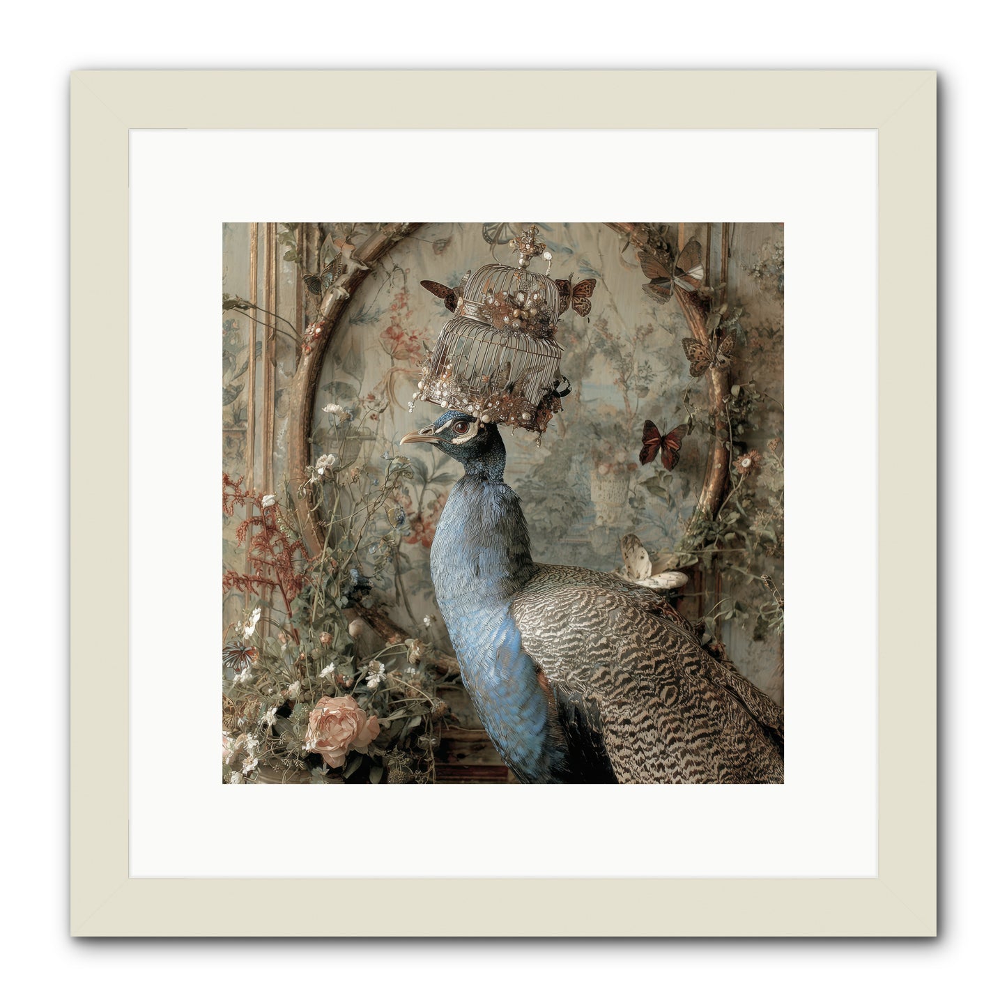 Letters from Lemon Hill -- Framed Print - White 12x12