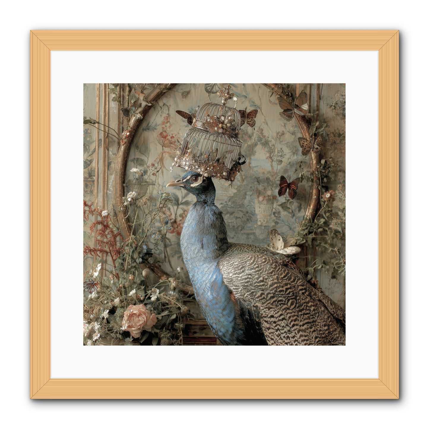 Letters from Lemon Hill -- Framed Print - Natural 16x16