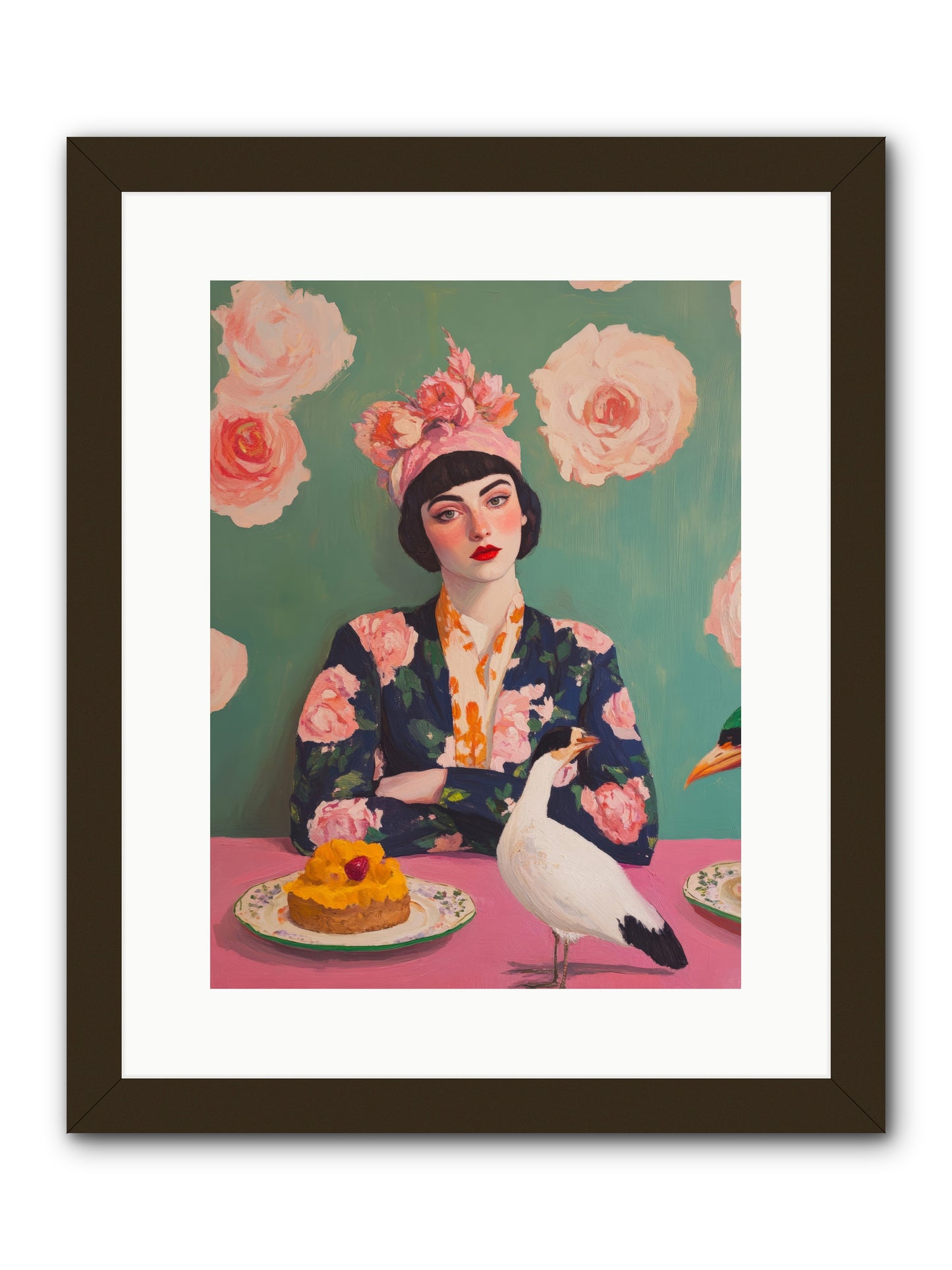 Letters from MarseilleRez2 -- Framed Print - Black 12x16