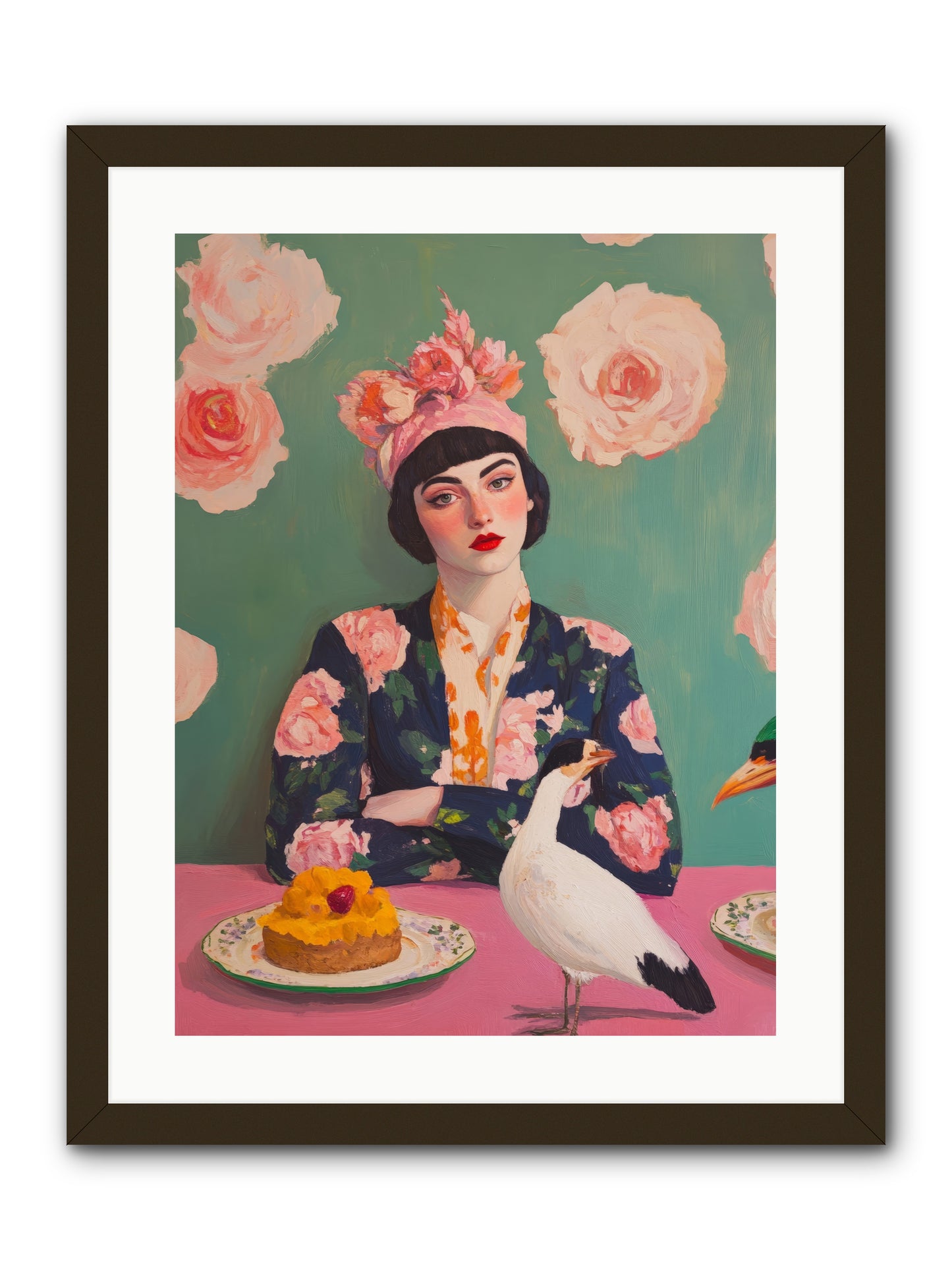 Letters from MarseilleRez2 -- Framed Print - Black 18x24