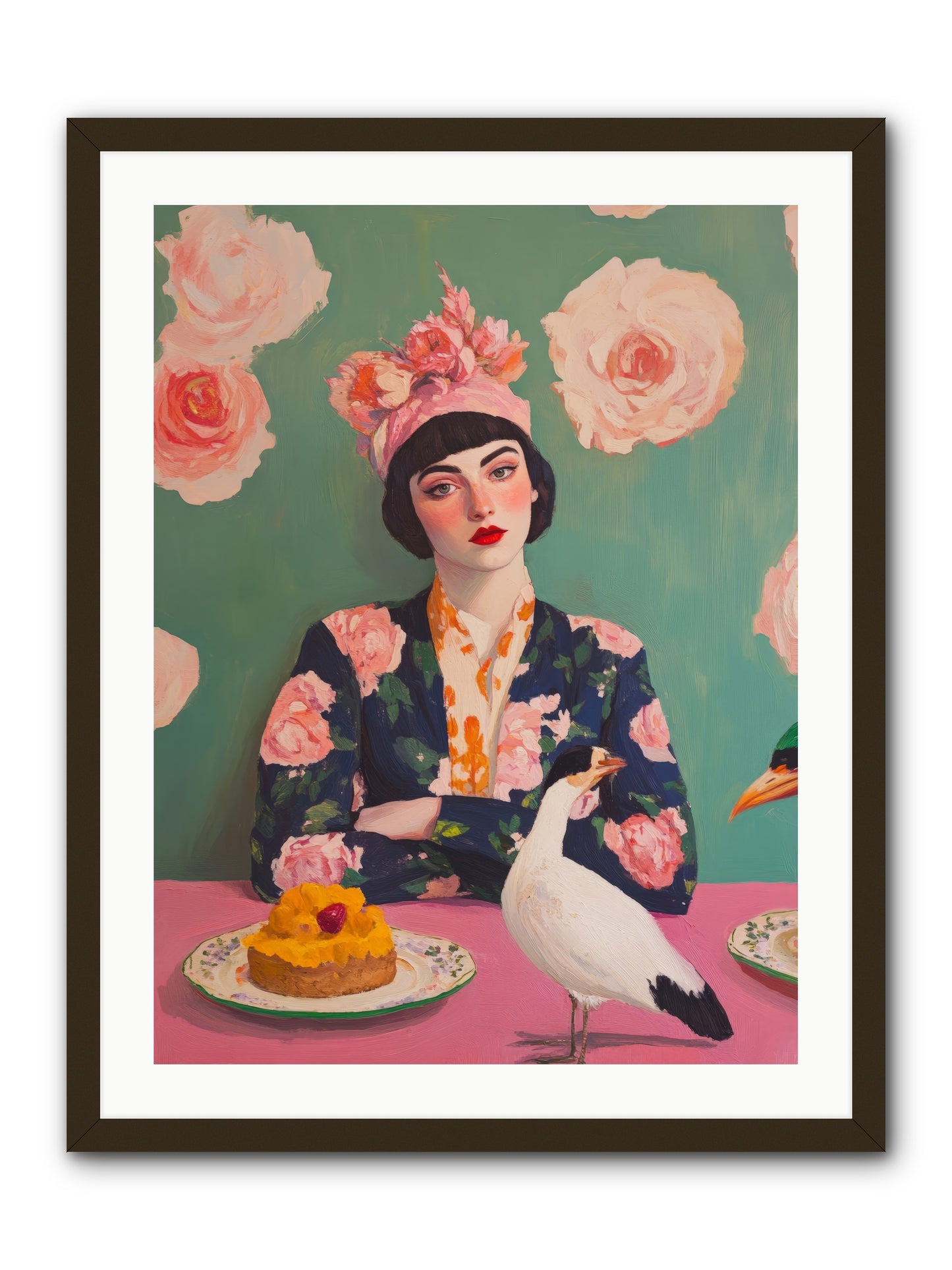 Letters from MarseilleRez2 -- Framed Print - Black 24x32