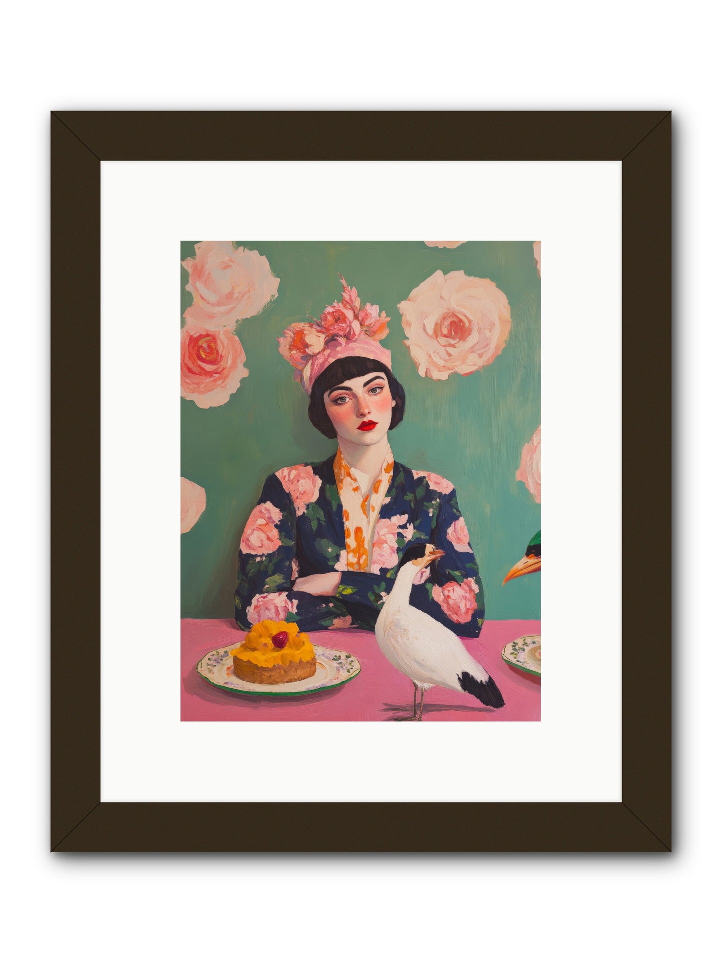 Letters from MarseilleRez2 -- Framed Print - Black 9x12