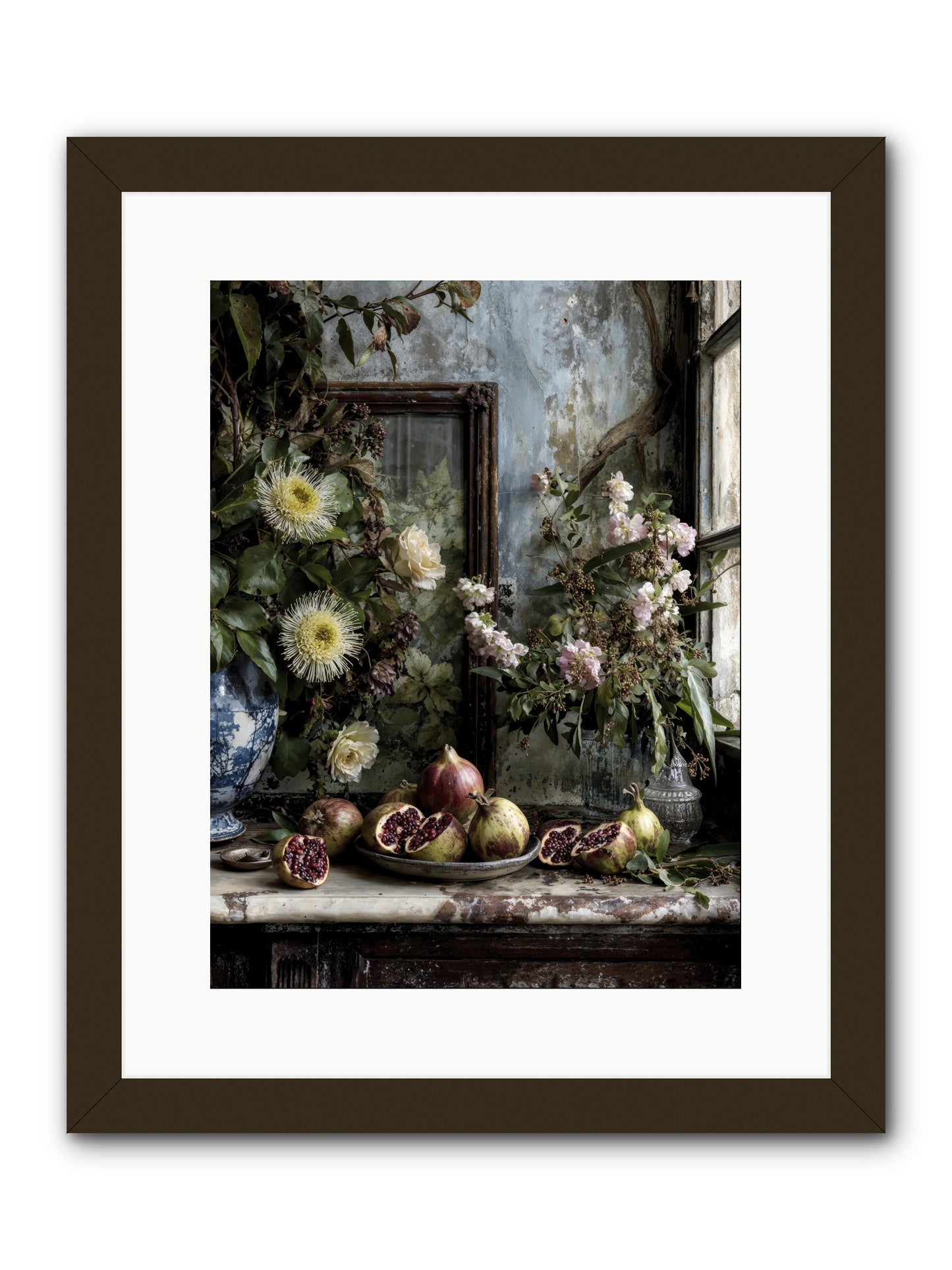 Letters from paradise -- Framed Print - Black 12x16