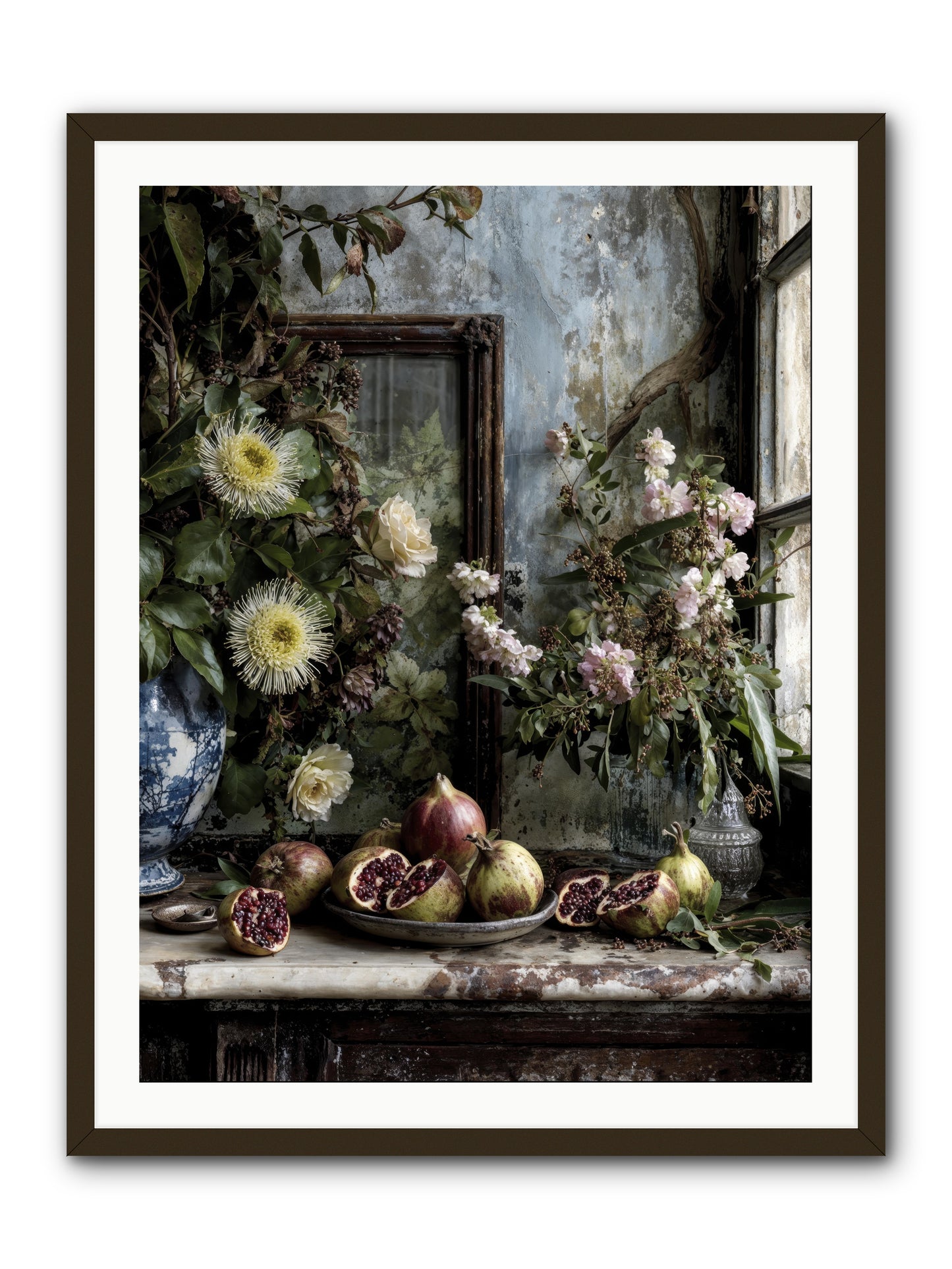 Letters from paradise -- Framed Print - Black 30x40