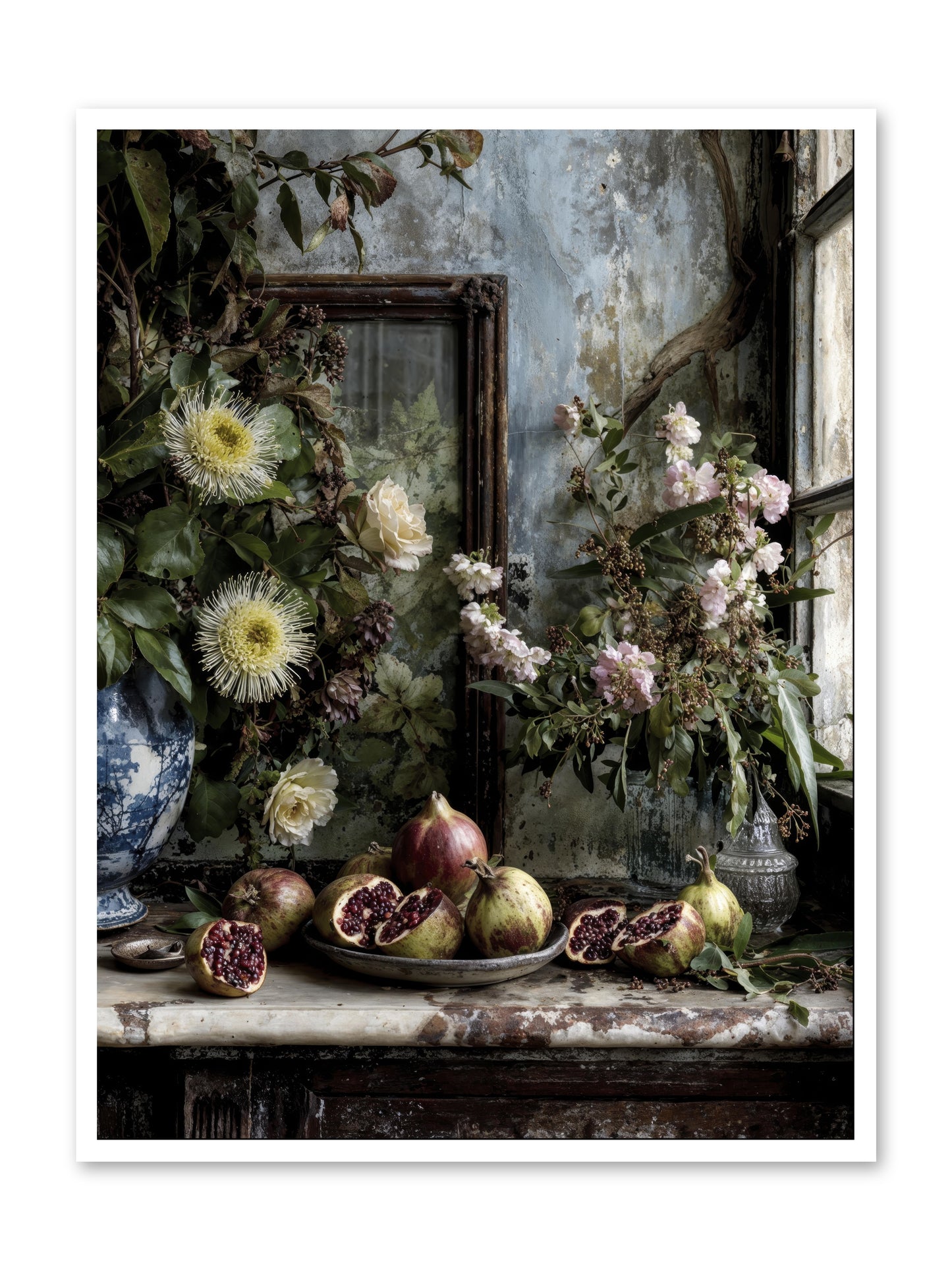 Letters from paradise -- Loose Canvas Print 36x48