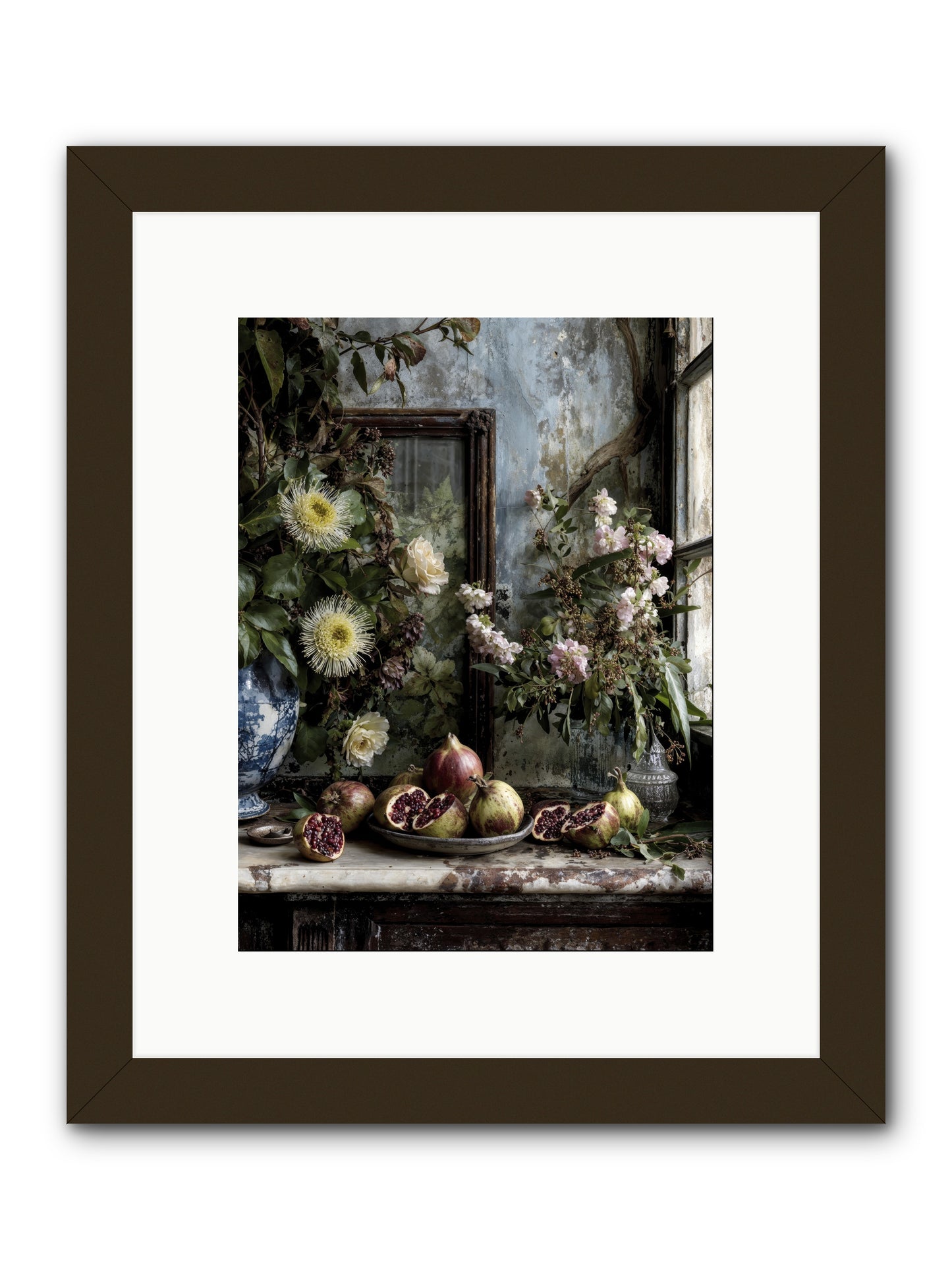 Letters from paradise -- Framed Print - Black 9x12