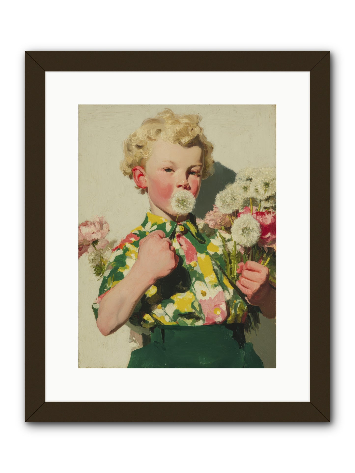 Letters to June -- Framed Print - Black 12x16