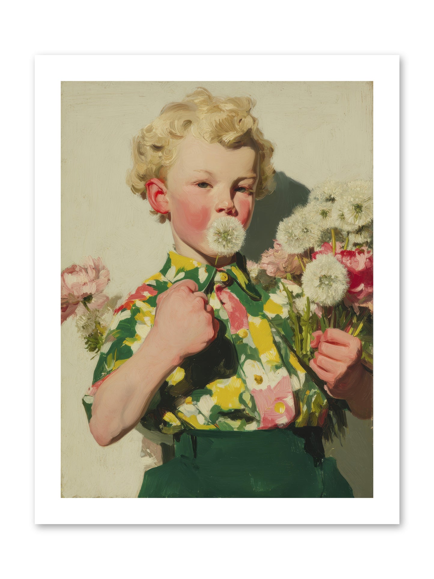 Letters to June -- Loose Canvas Print 12x16