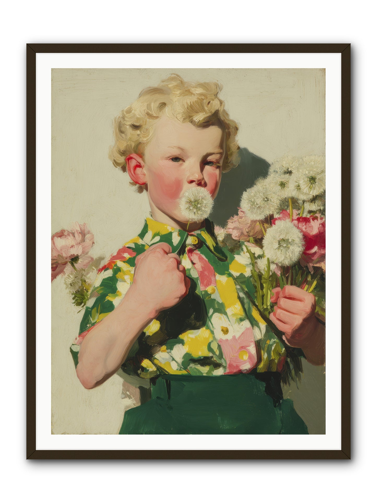 Letters to June -- Framed Print - Black 36x48