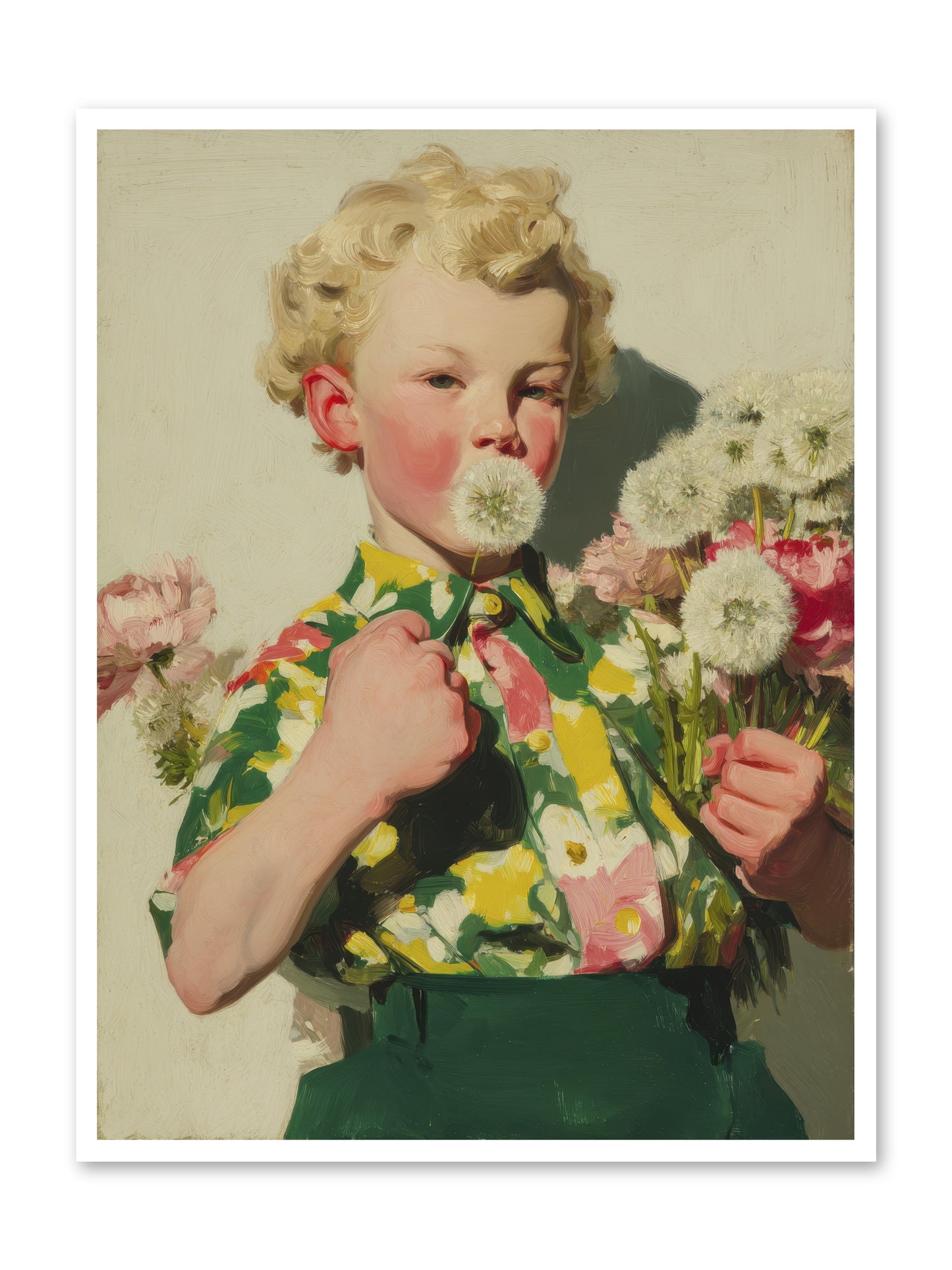 Letters to June -- Loose Canvas Print 36x48