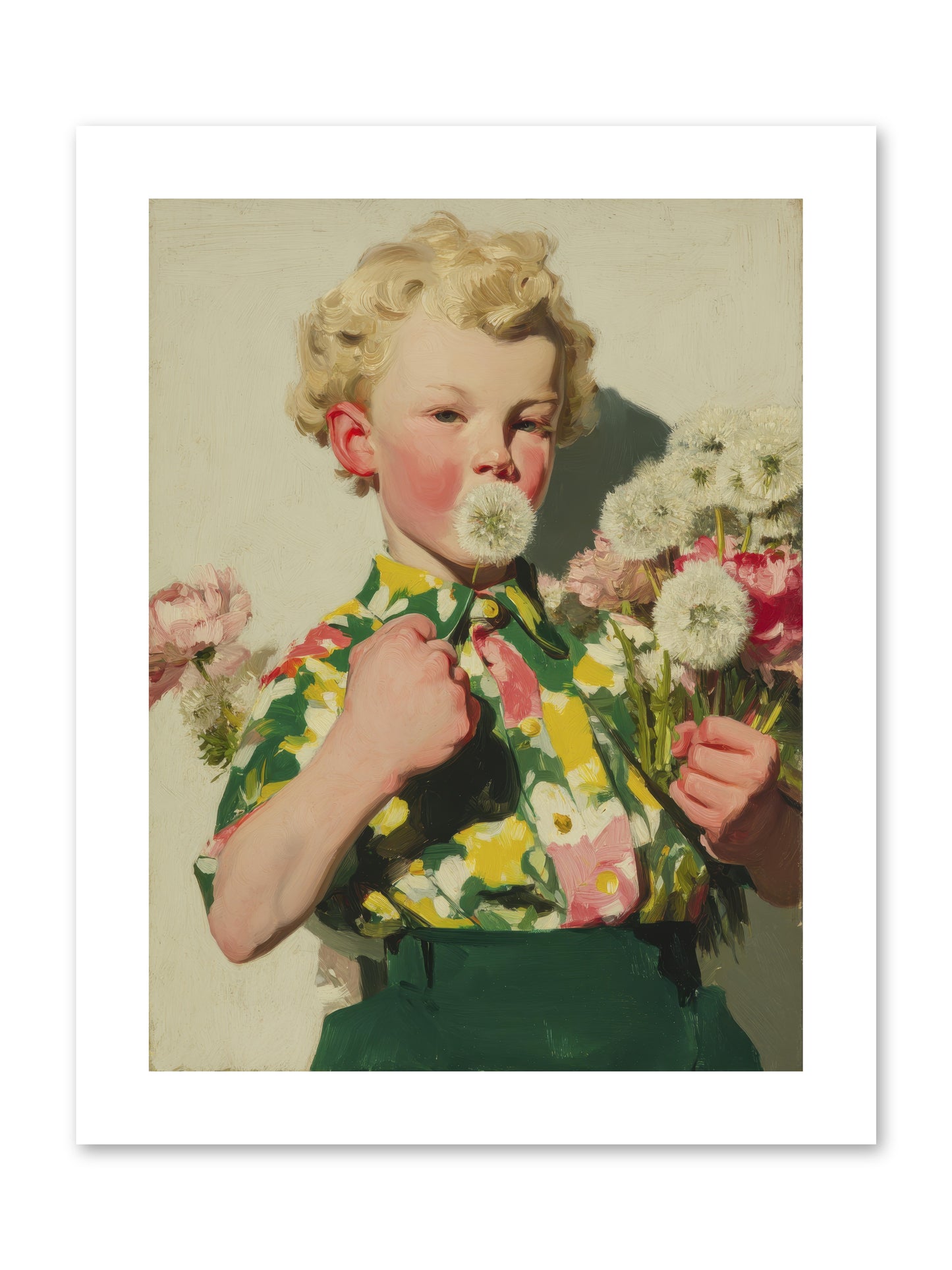 Letters to June -- Paper Print 9x12