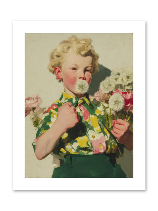 Letters to June -- Paper Print 9x12