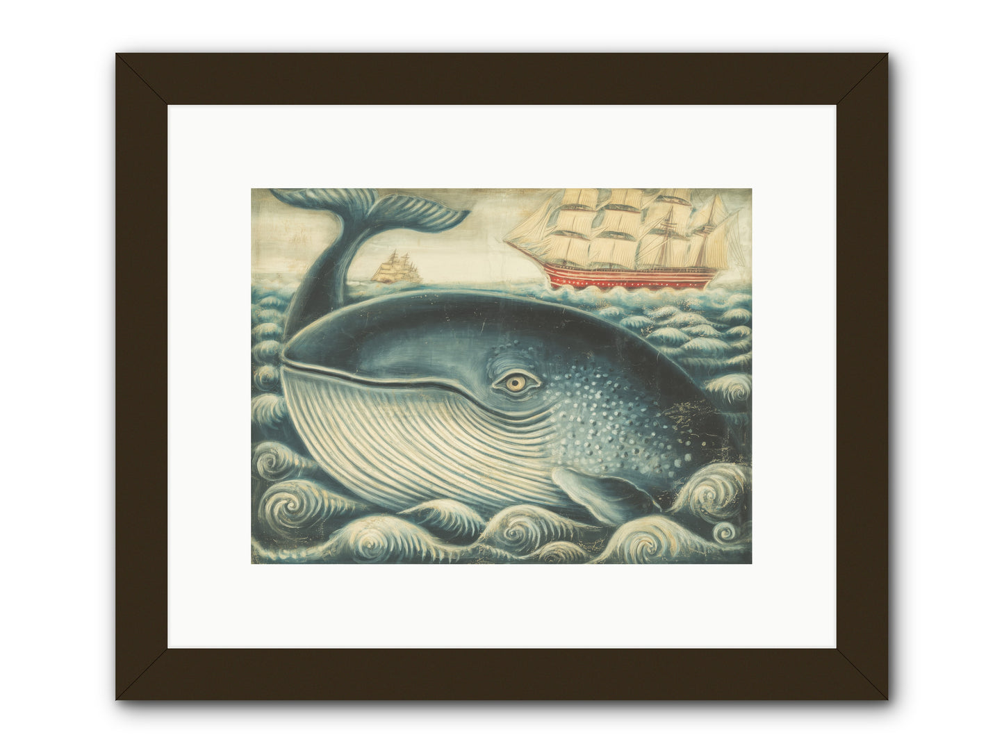 Leviathan Lookout -- Framed Print - Black 12x9
