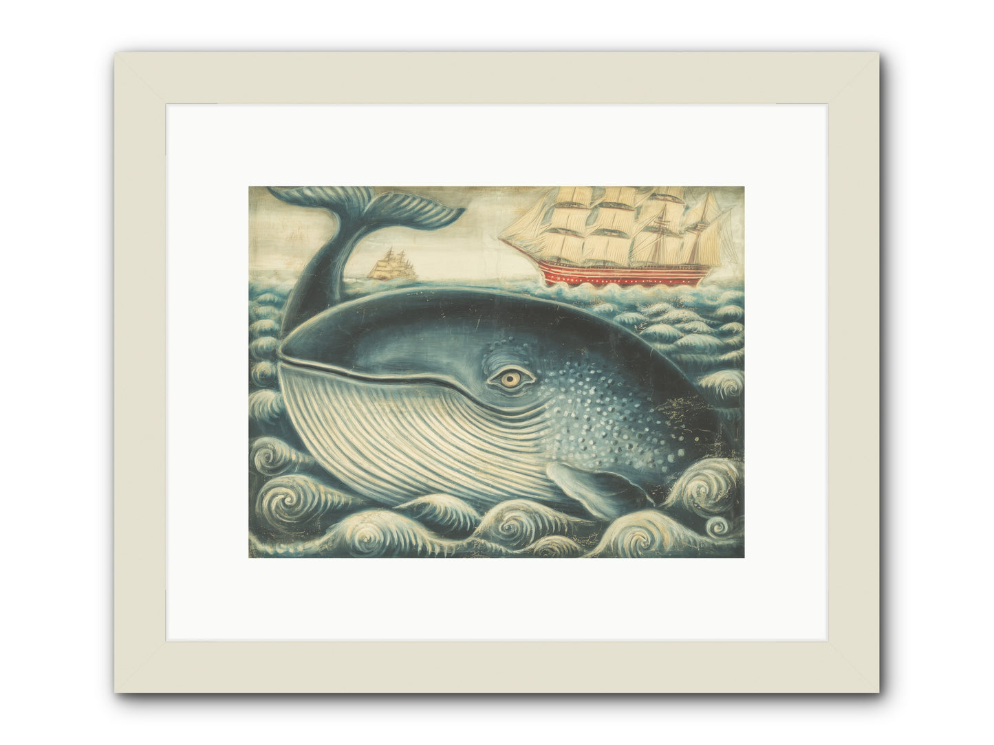 Leviathan Lookout -- Framed Print - White 12x9