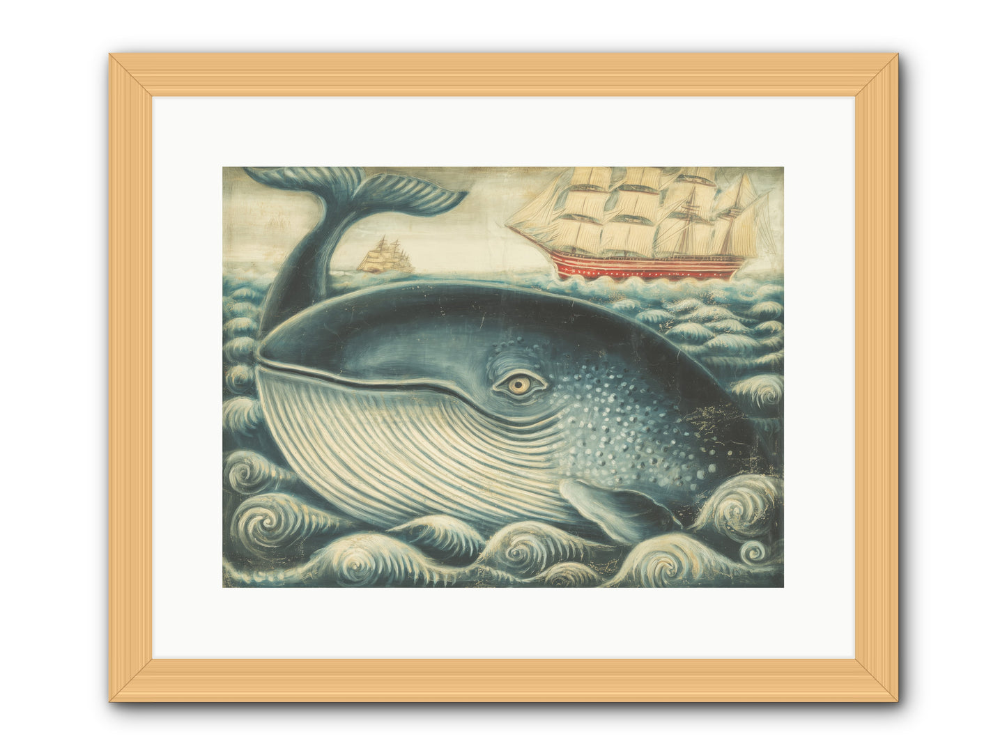 Leviathan Lookout -- Framed Print - Natural 16x12