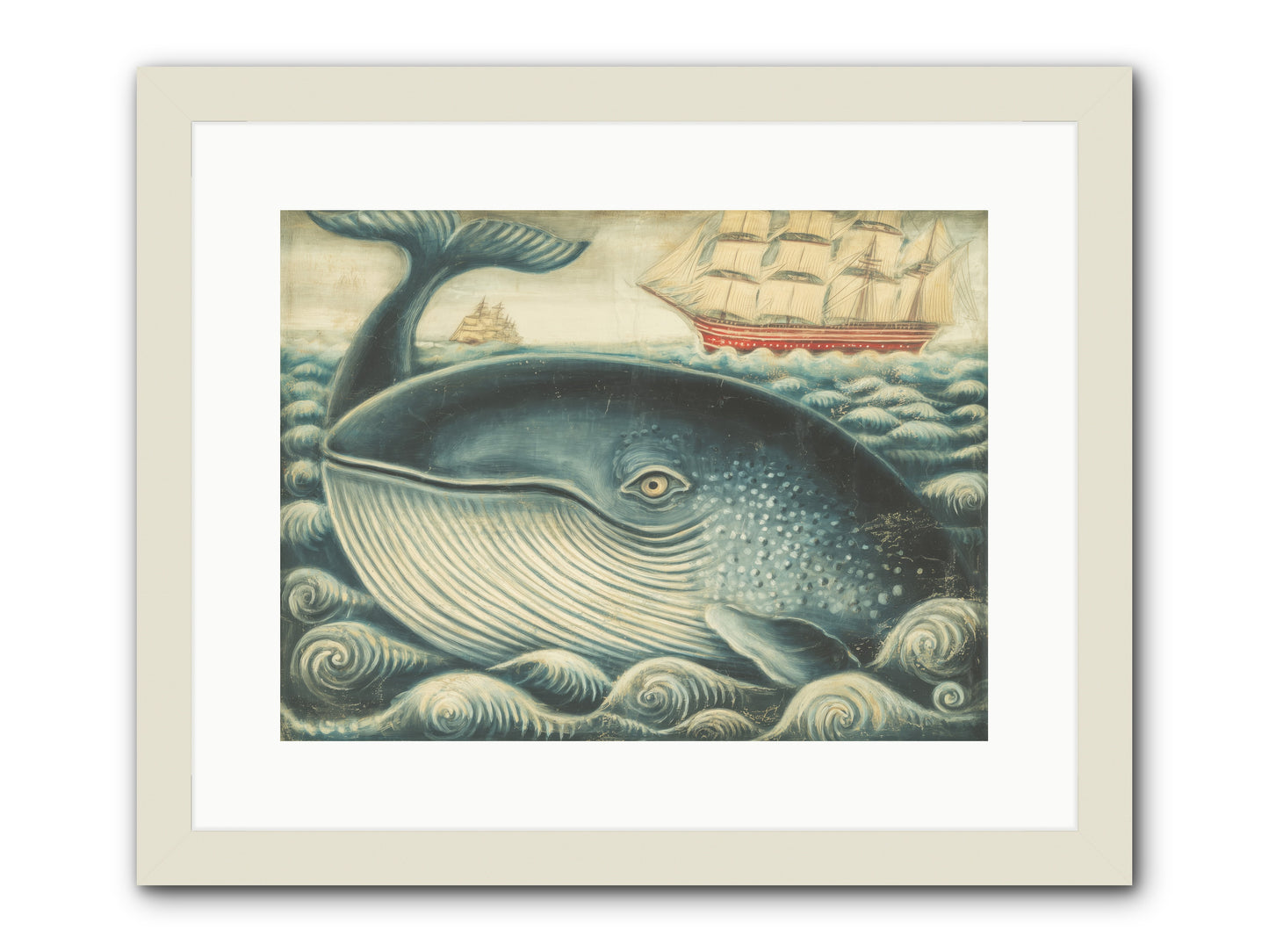 Leviathan Lookout -- Framed Print - White 16x12