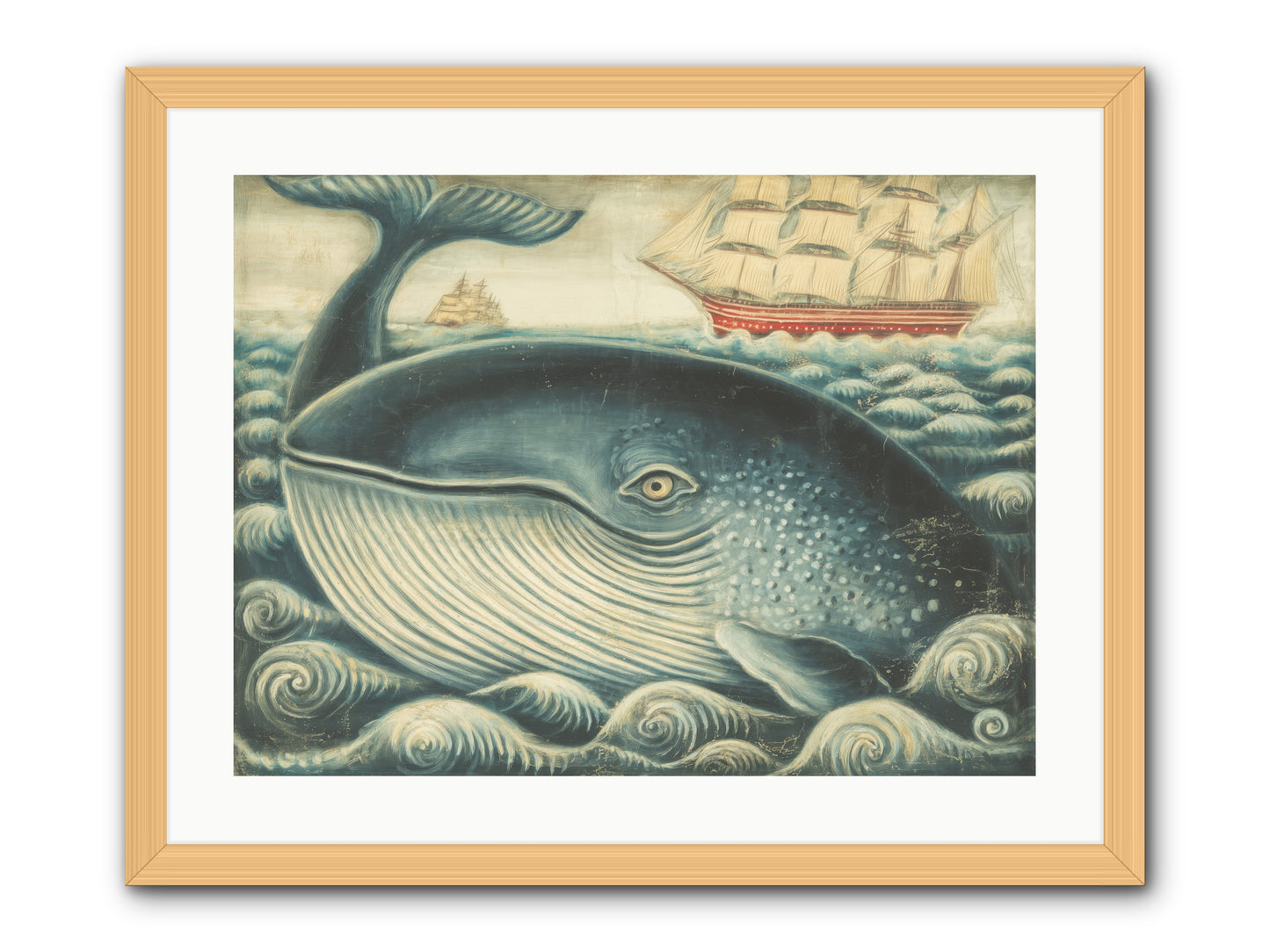 Leviathan Lookout -- Framed Print - Natural 24x18