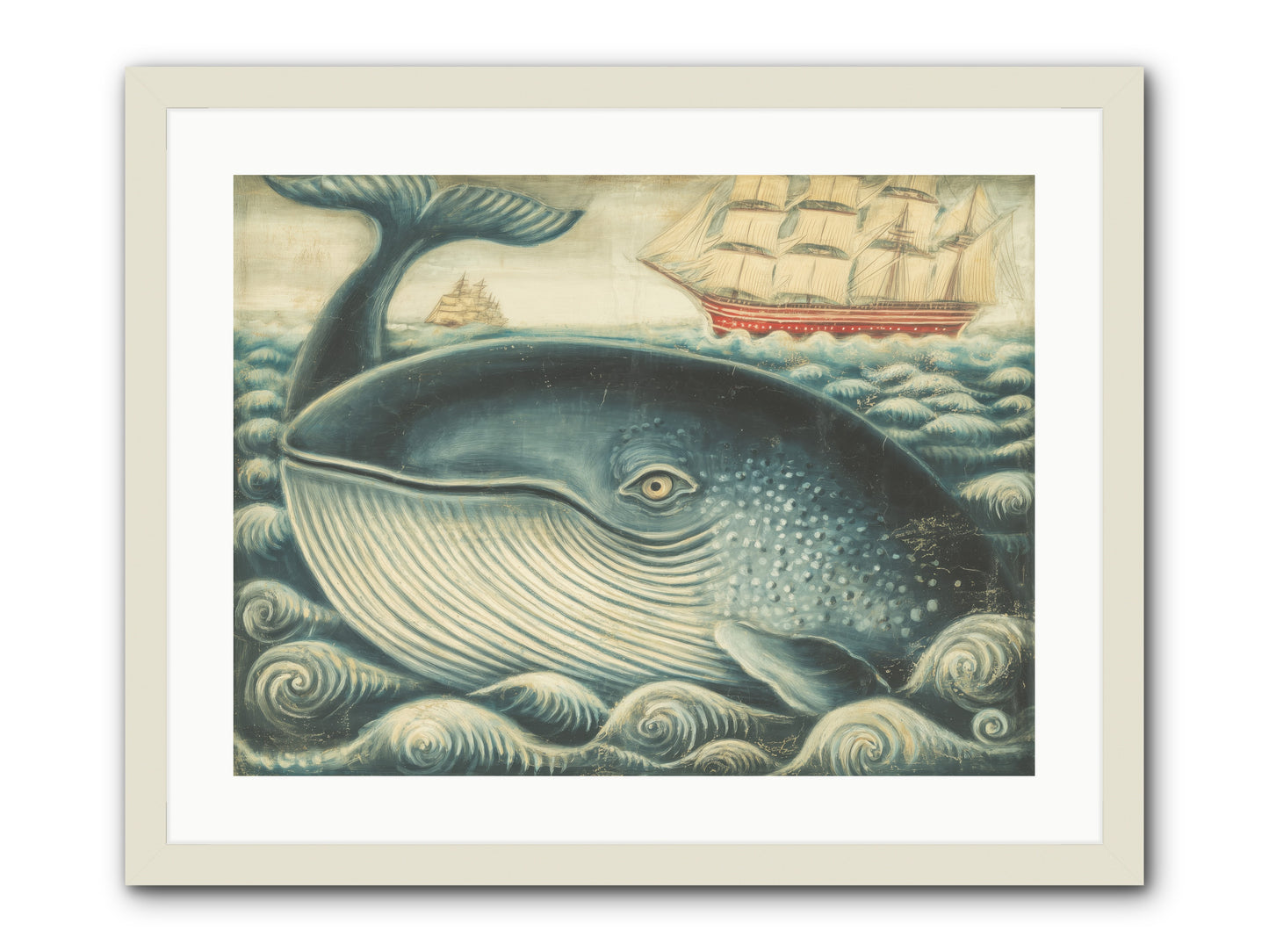 Leviathan Lookout -- Framed Print - White 24x18