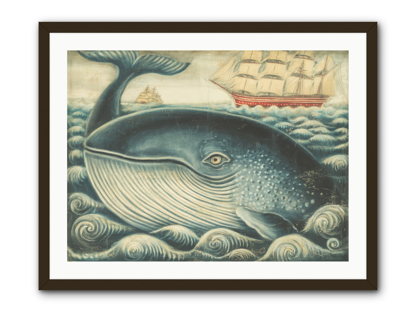 Leviathan Lookout -- Framed Print - Black 32x24