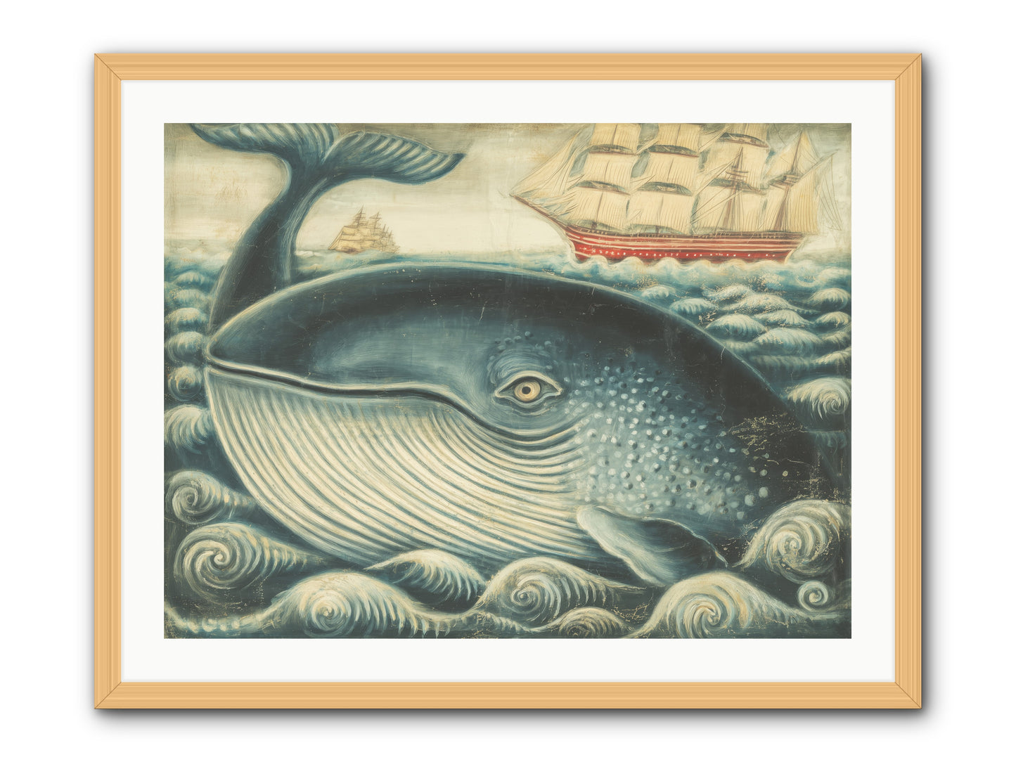 Leviathan Lookout -- Framed Print - Natural 32x24