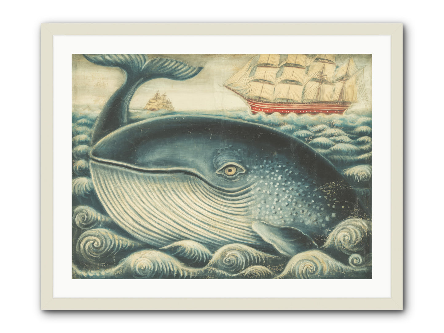 Leviathan Lookout -- Framed Print - White 32x24
