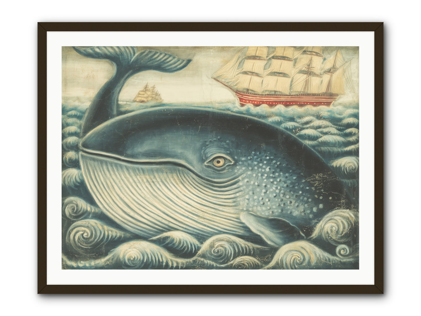 Leviathan Lookout -- Framed Print - Black 40x30