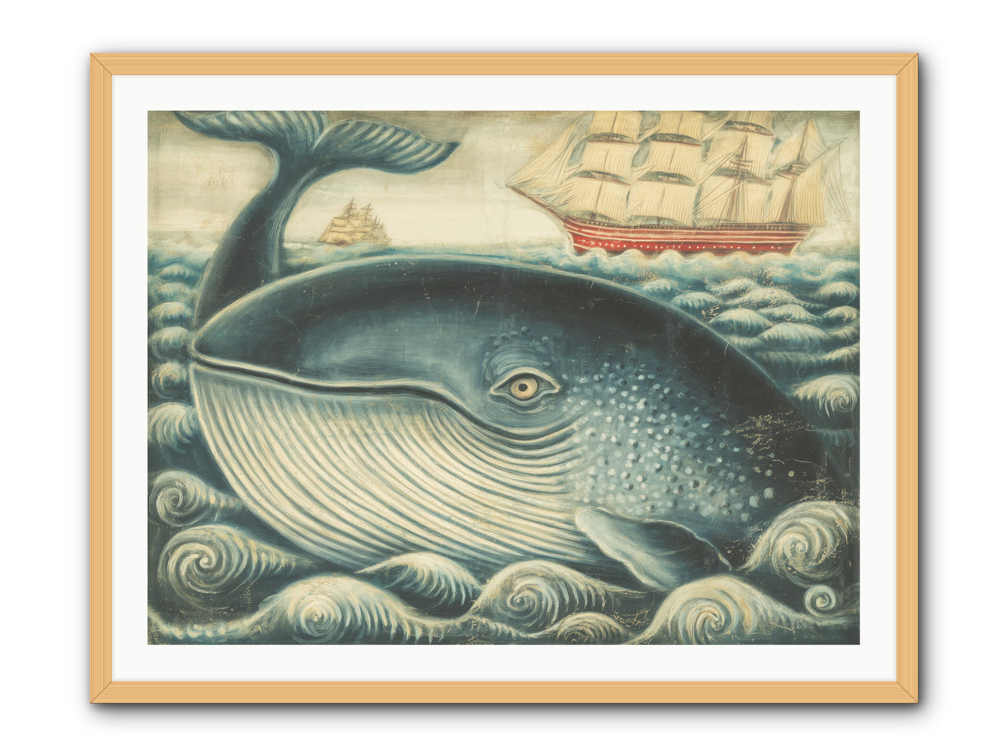 Leviathan Lookout -- Framed Print - Natural 40x30