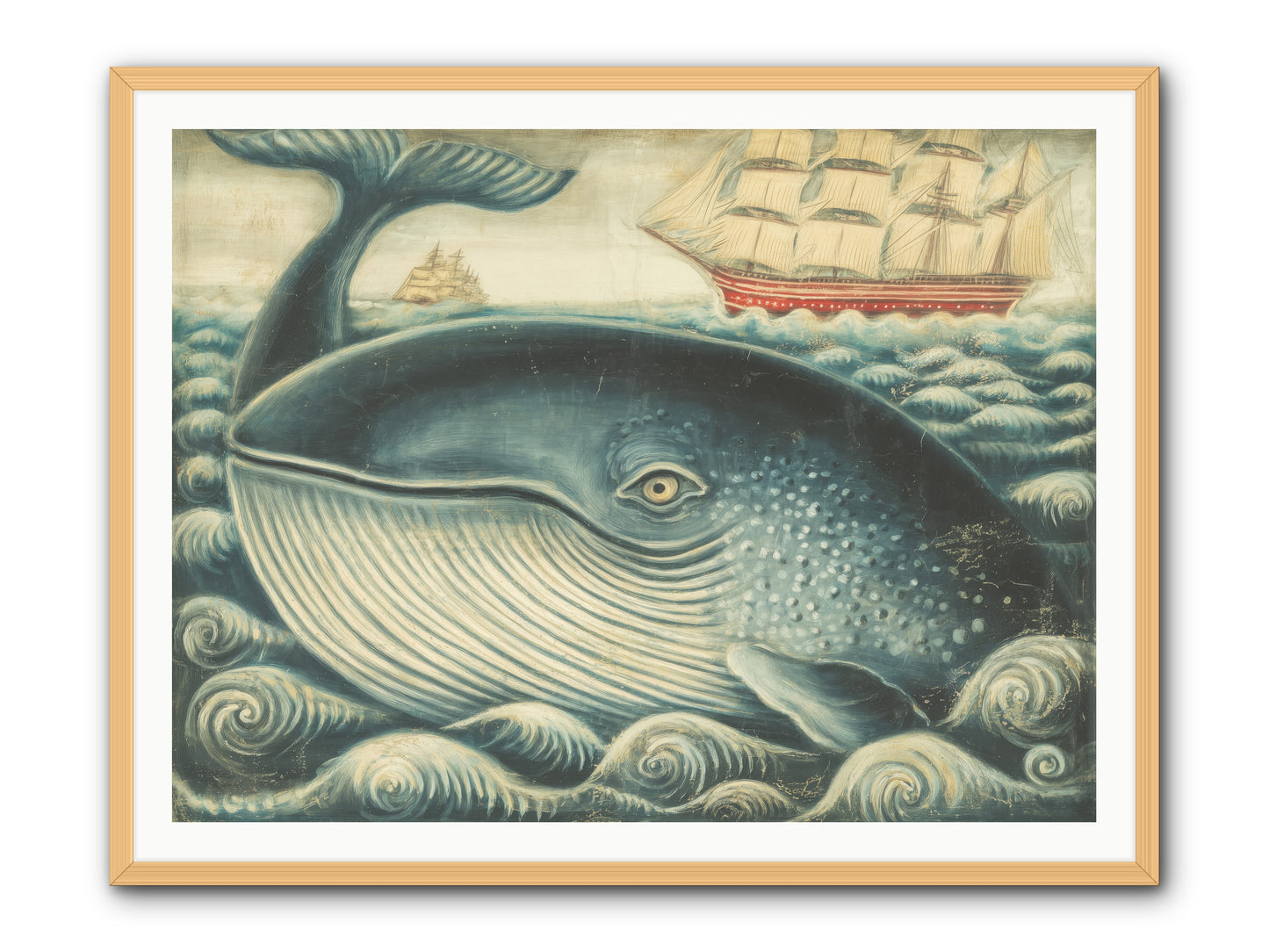 Leviathan Lookout -- Framed Print - Natural 48x36