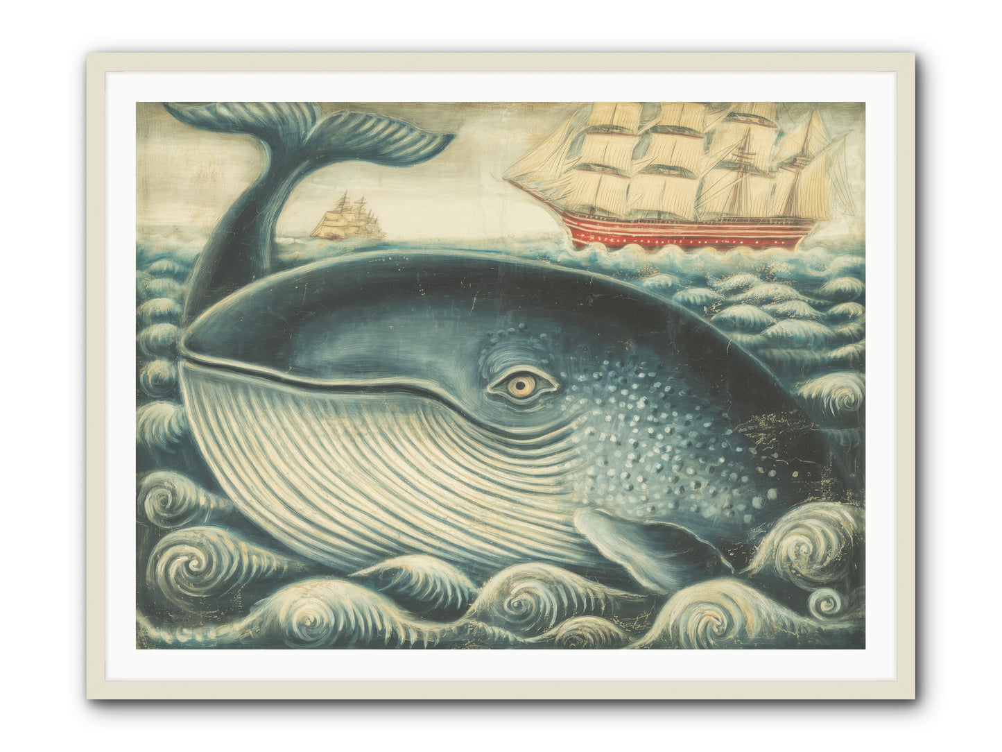 Leviathan Lookout -- Framed Print - White 48x36