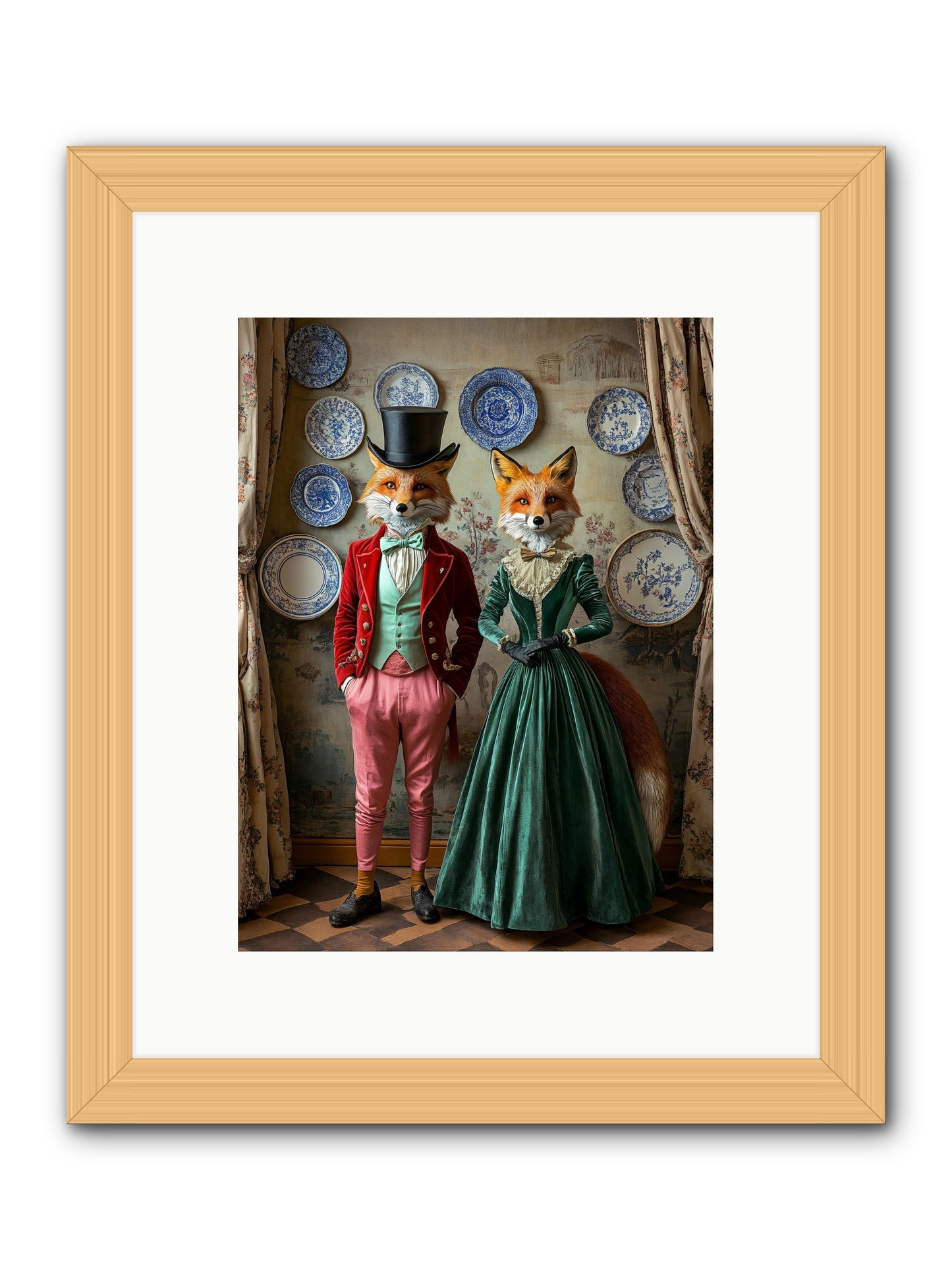 Life Sparkles Off CenterRez -- Framed Print - Natural 9x12