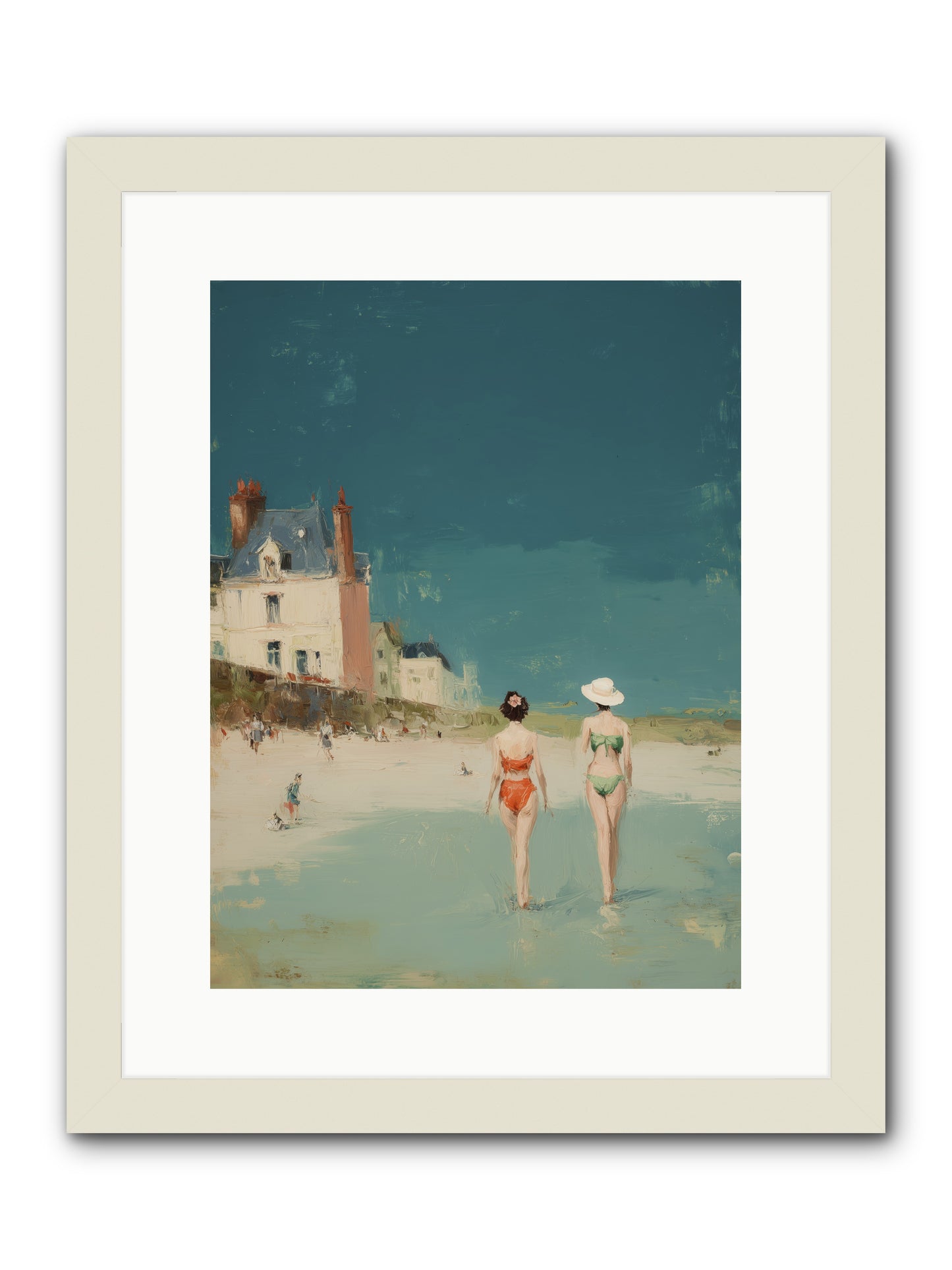 Life's Long Song -- Framed Print - White 12x16