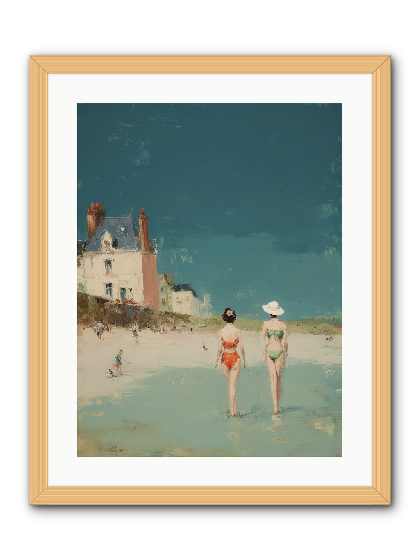 Life's Long Song -- Framed Print - Natural 18x24