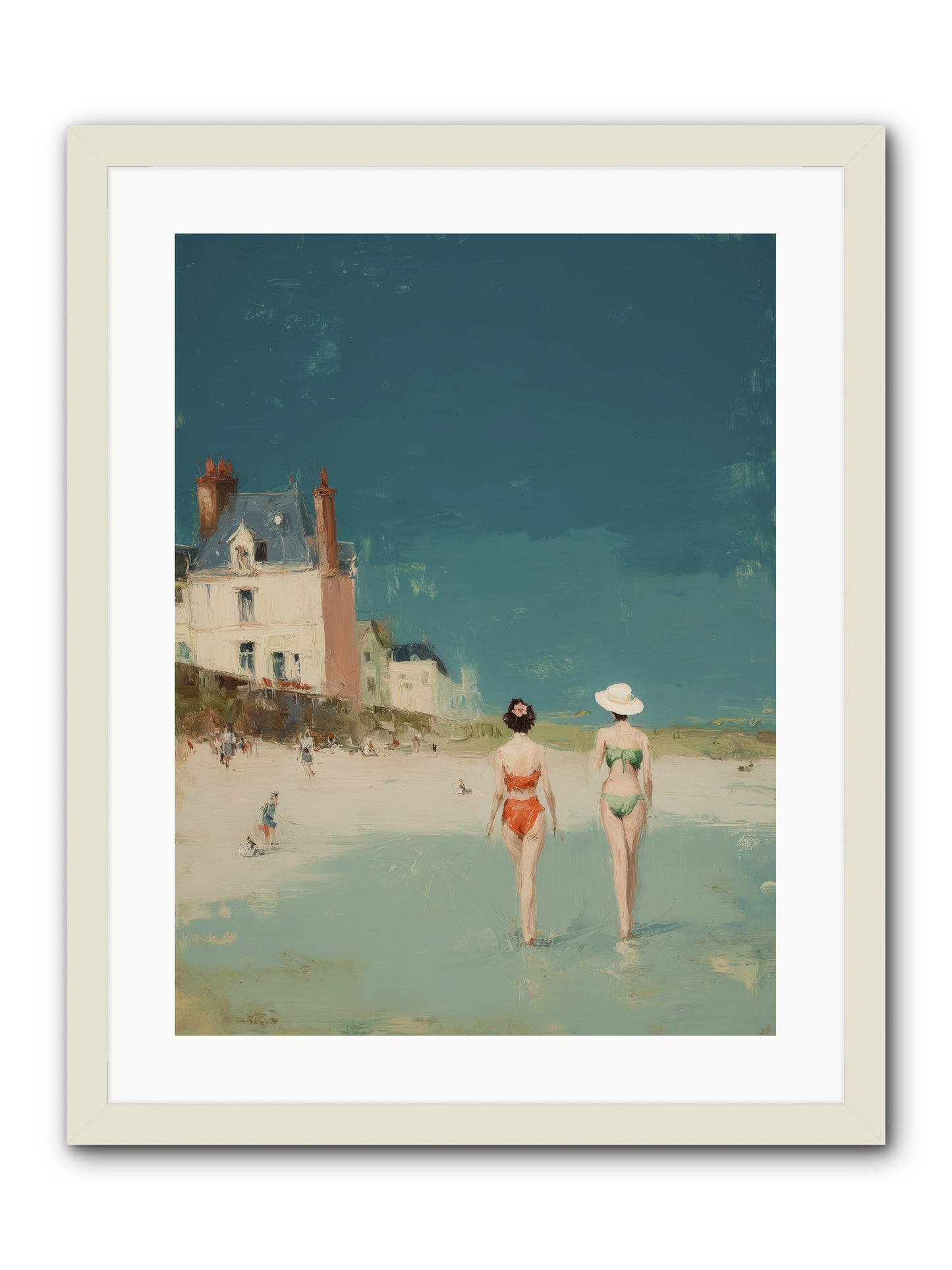 Life's Long Song -- Framed Print - White 18x24