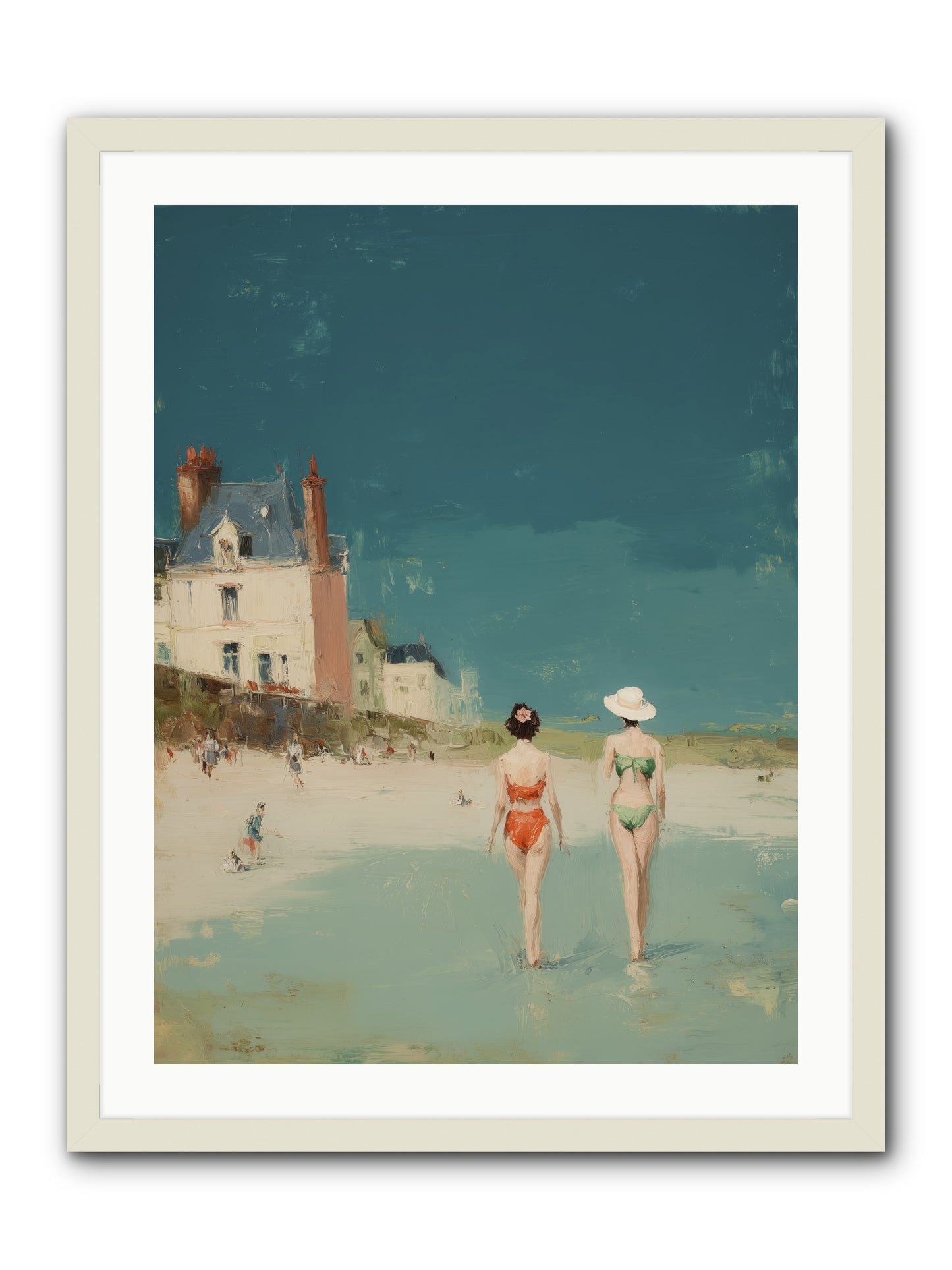 Life's Long Song -- Framed Print - White 24x32