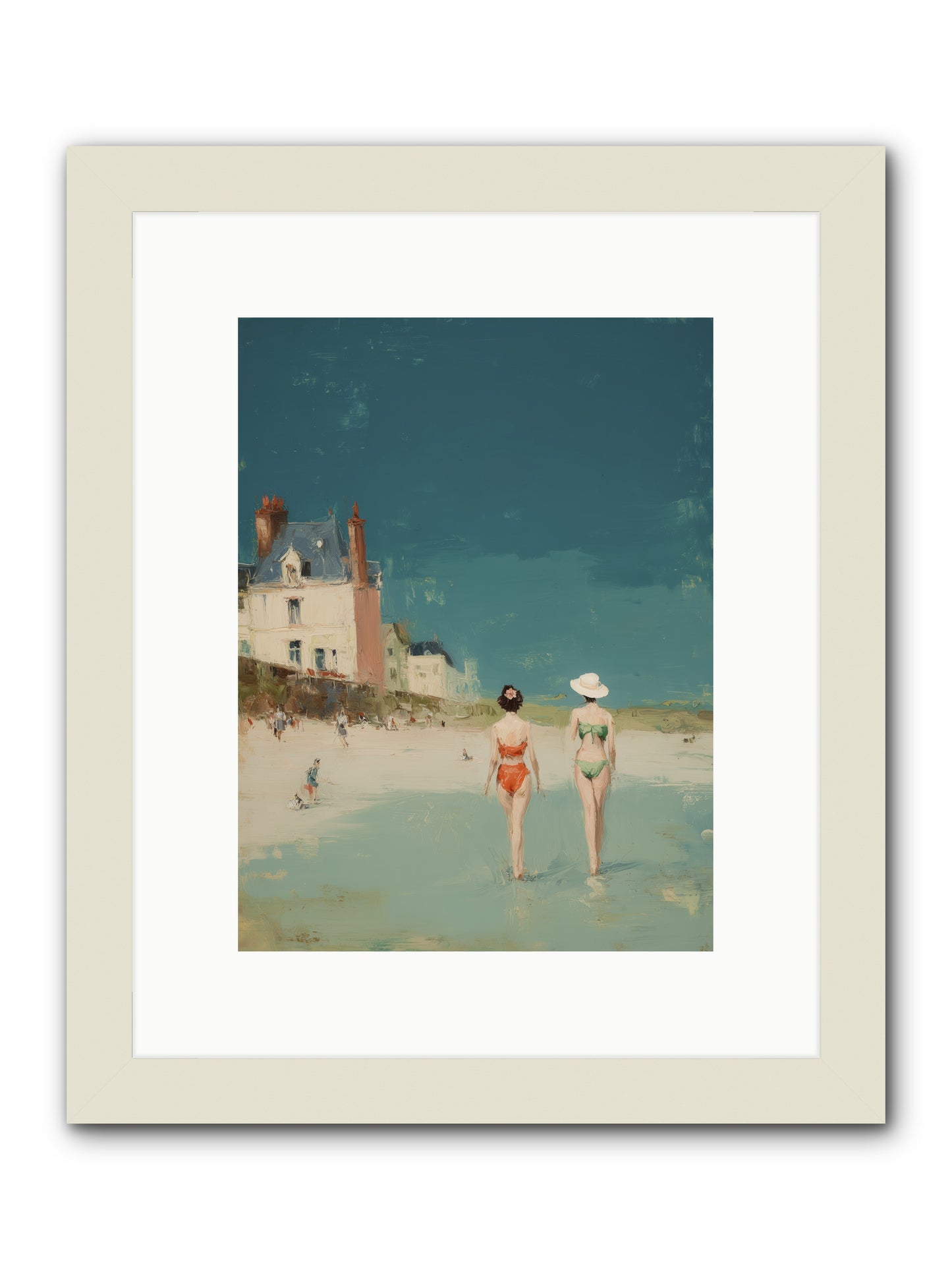Life's Long Song -- Framed Print - White 9x12