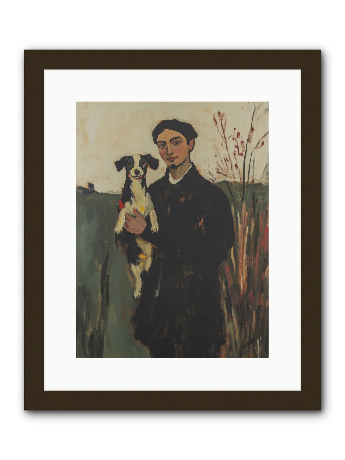 Life's Perfect Center -- Framed Print - Black 12x16