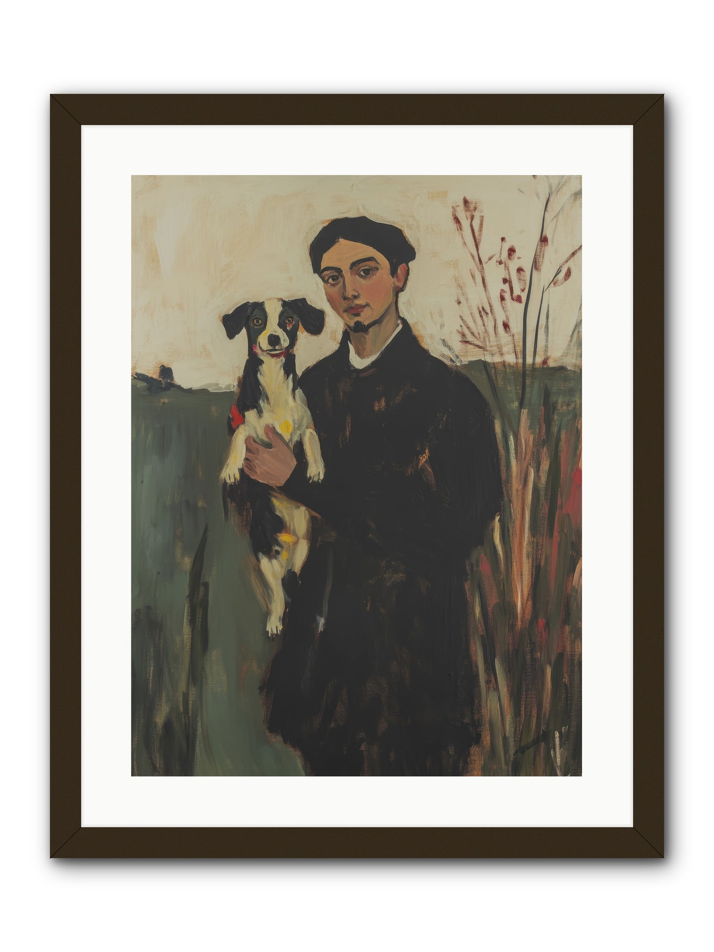 Life's Perfect Center -- Framed Print - Black 18x24