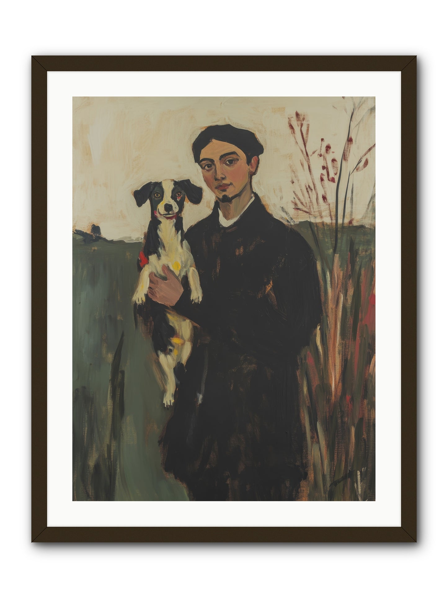 Life's Perfect Center -- Framed Print - Black 24x32