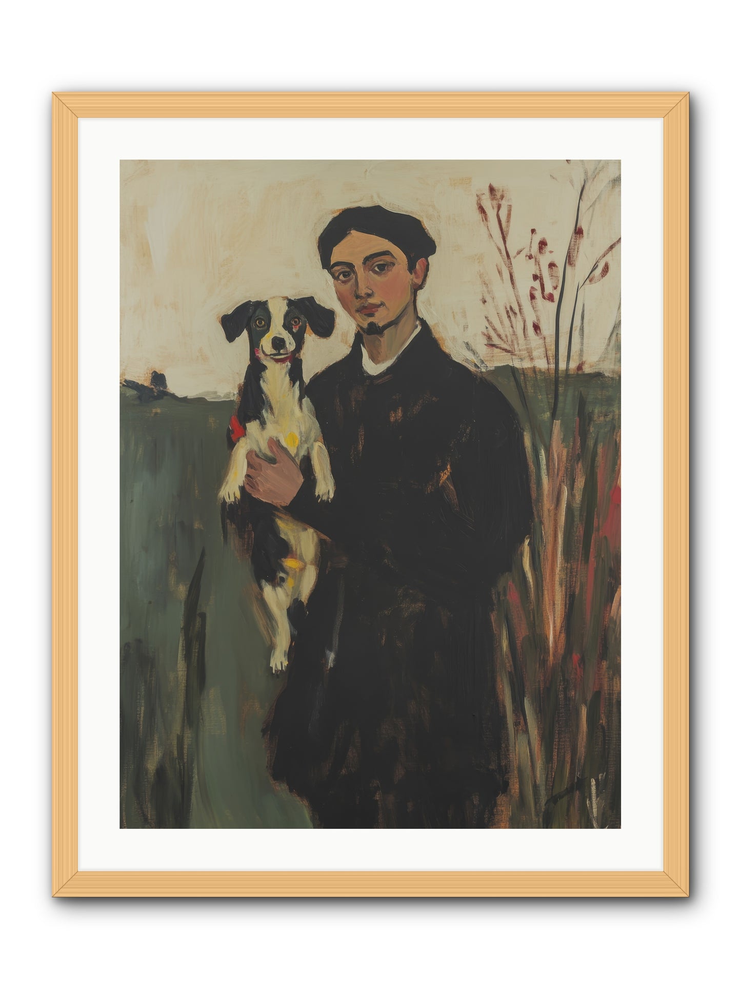 Life's Perfect Center -- Framed Print - Natural 24x32
