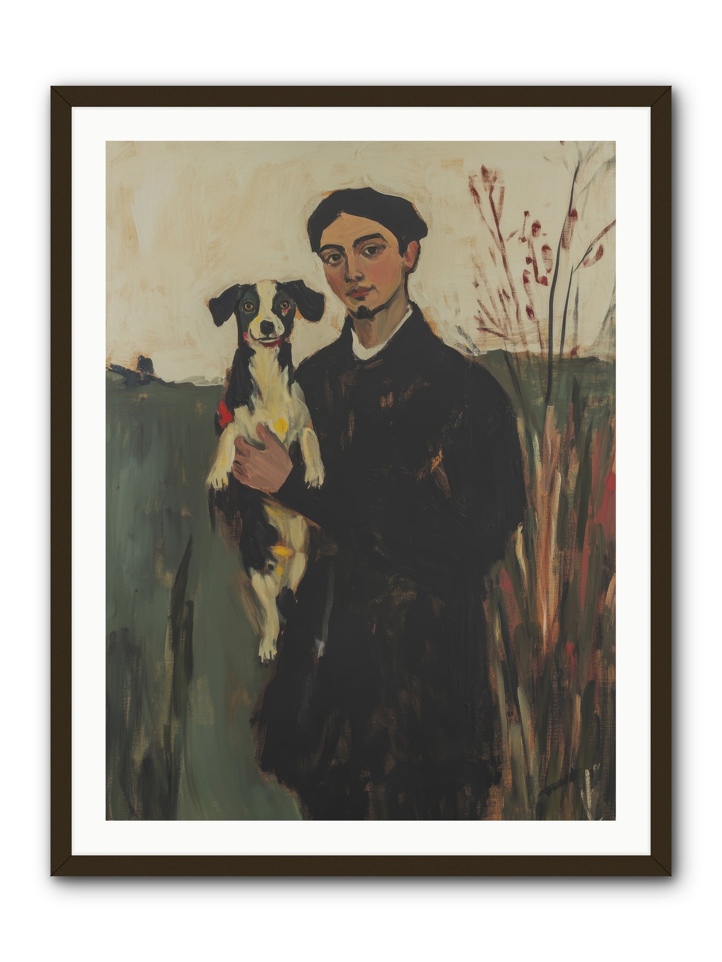 Life's Perfect Center -- Framed Print - Black 30x40