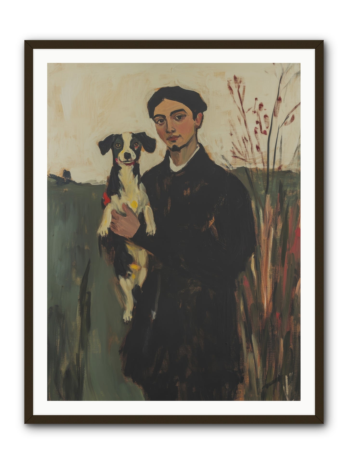 Life's Perfect Center -- Framed Print - Black 36x48