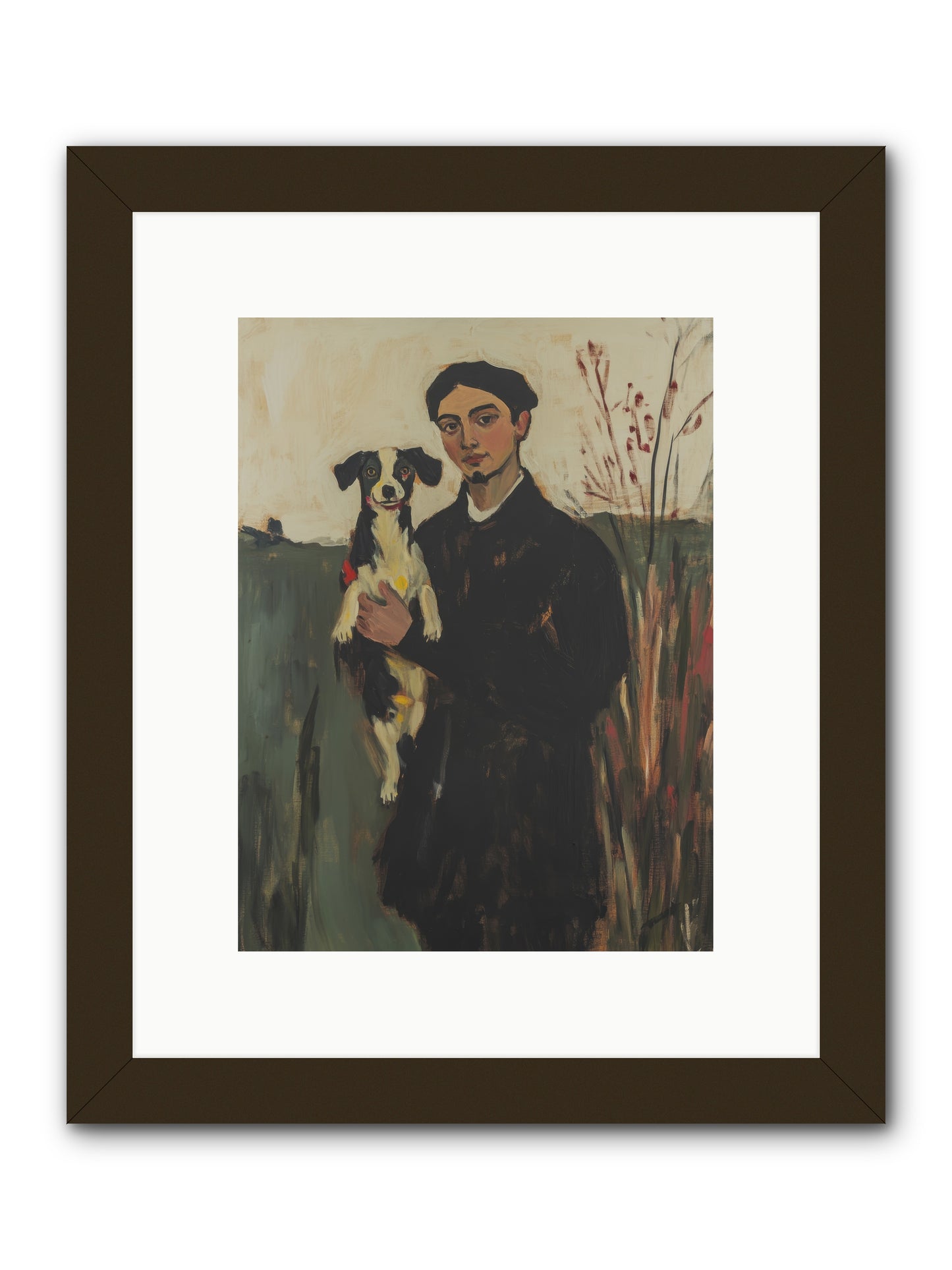 Life's Perfect Center -- Framed Print - Black 9x12