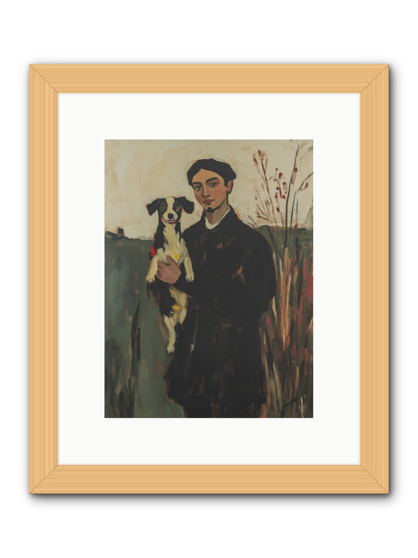 Life's Perfect Center -- Framed Print - Natural 9x12