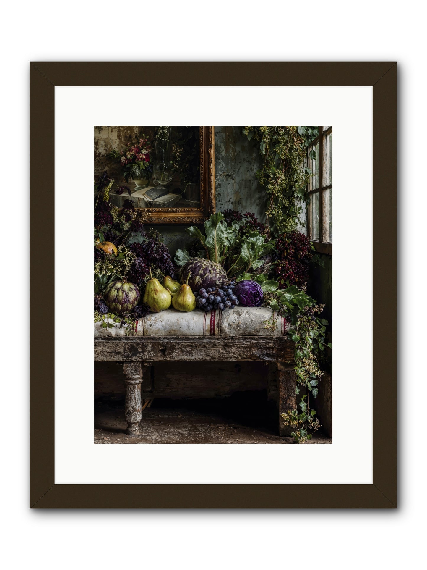 Light's quiet promise -- Framed Print - Black 12x16