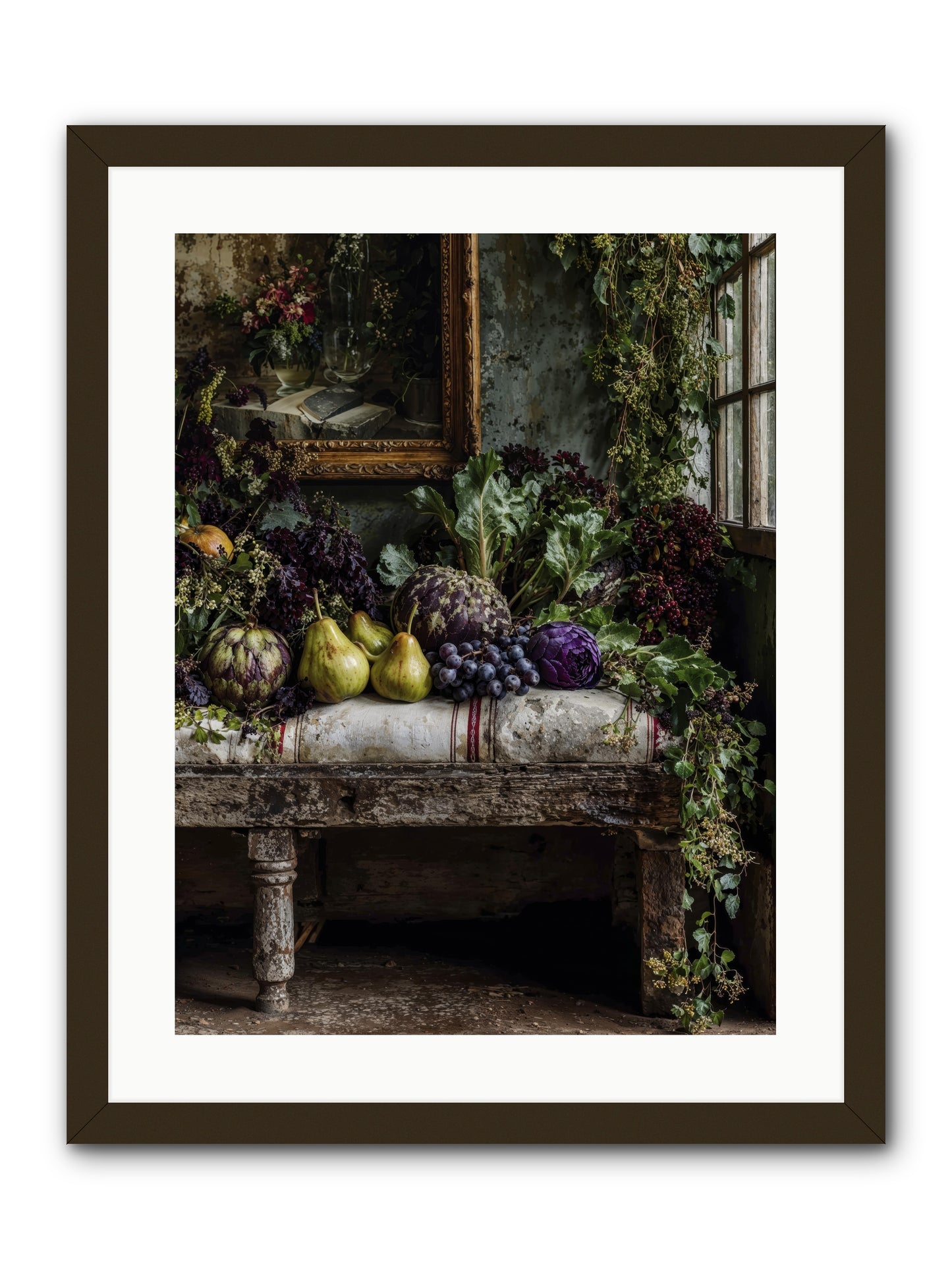 Light's quiet promise -- Framed Print - Black 18x24