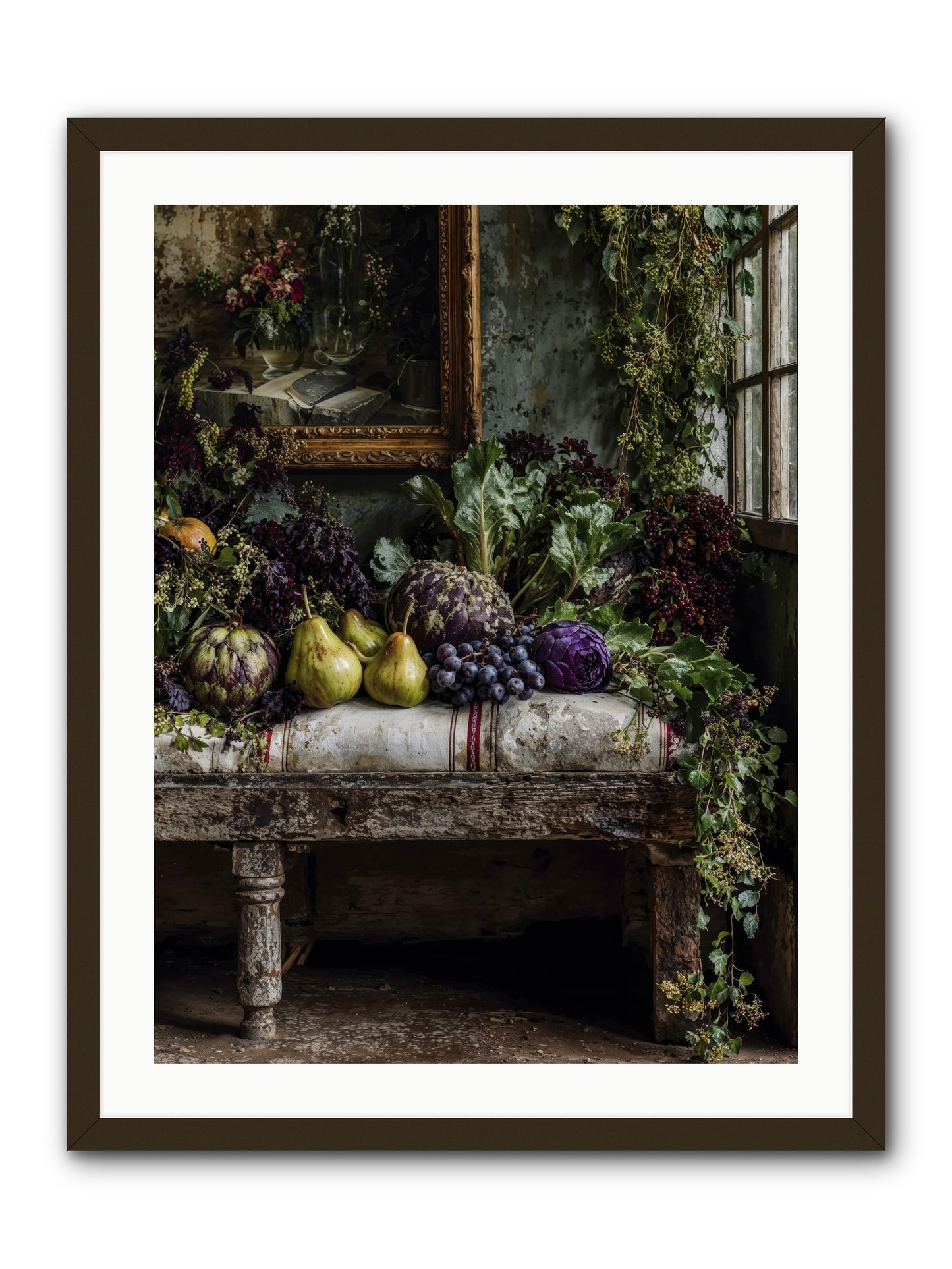 Light's quiet promise -- Framed Print - Black 24x32