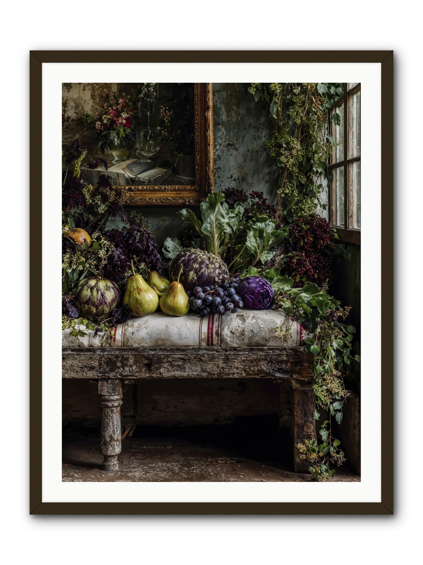 Light's quiet promise -- Framed Print - Black 30x40