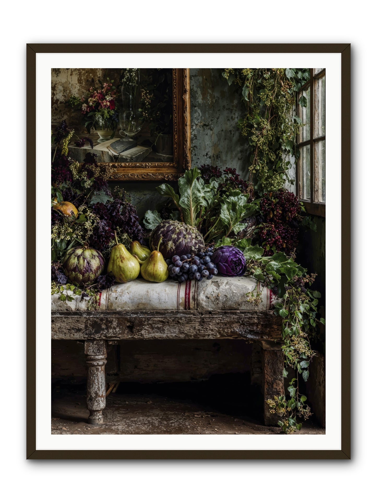 Light's quiet promise -- Framed Print - Black 36x48