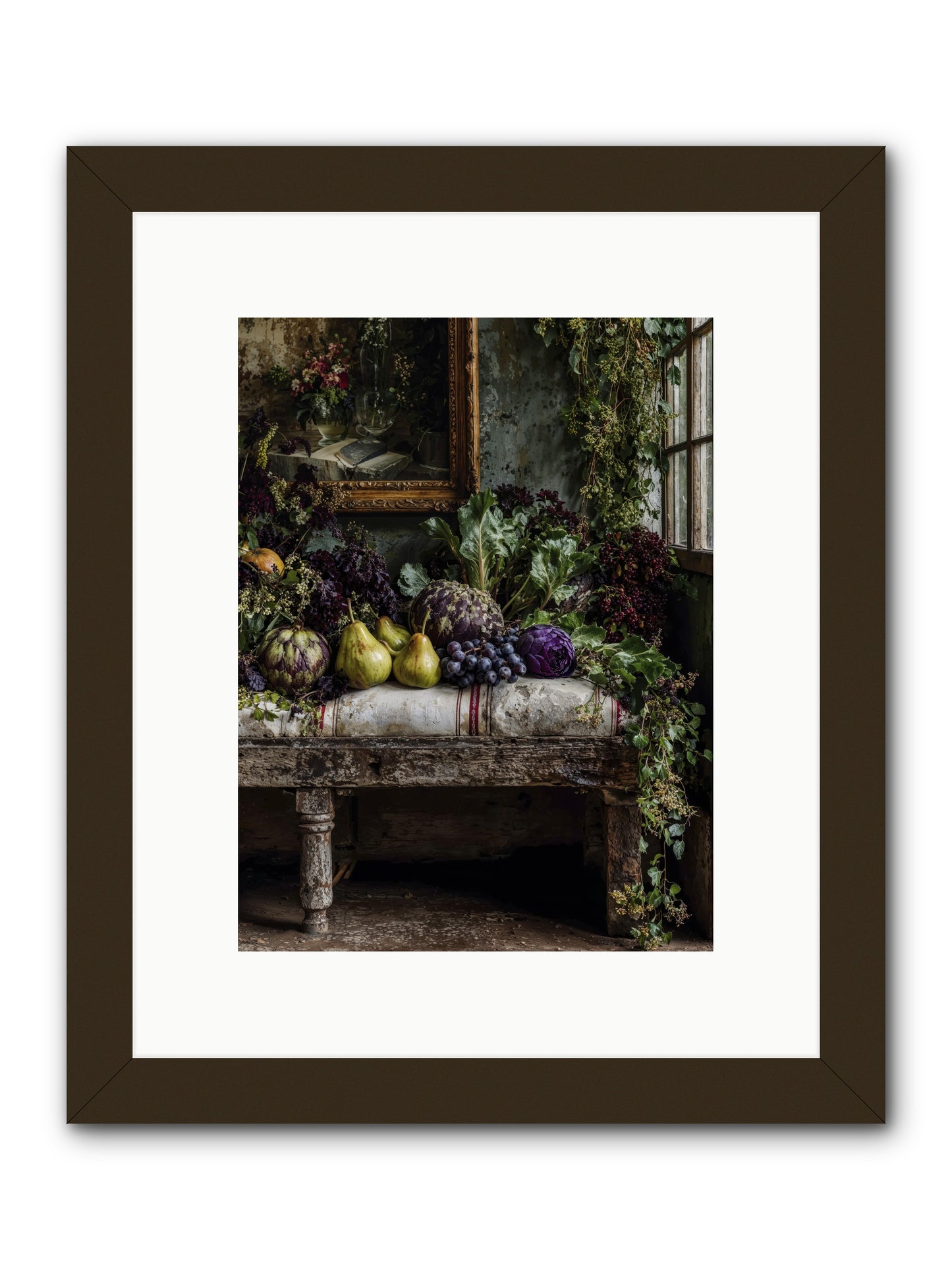 Light's quiet promise -- Framed Print - Black 9x12