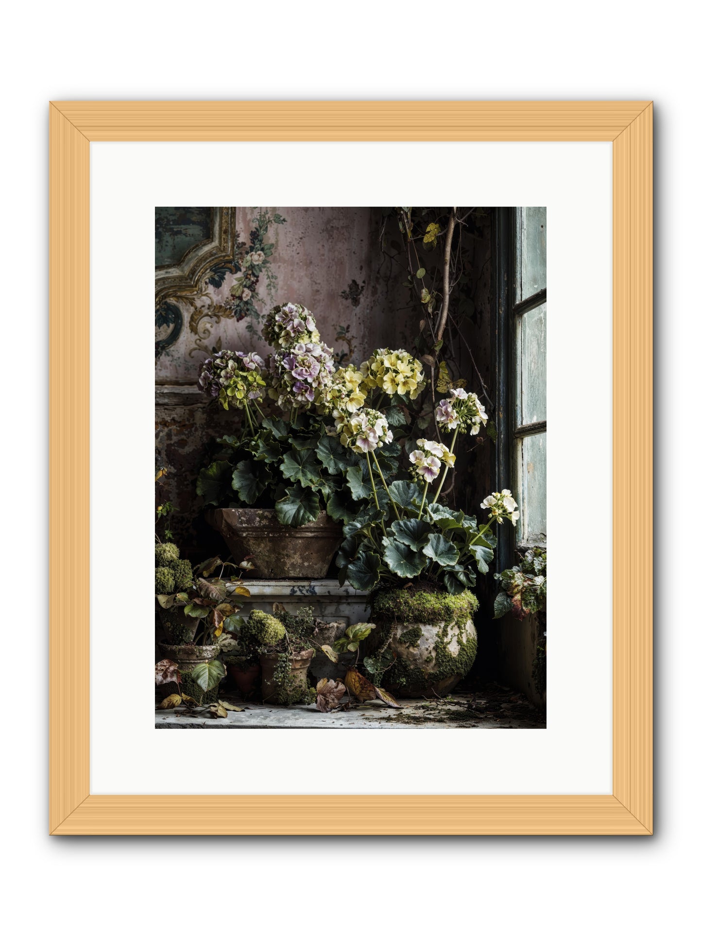 Light's sweet goodbye -- Framed Print - Natural 12x16